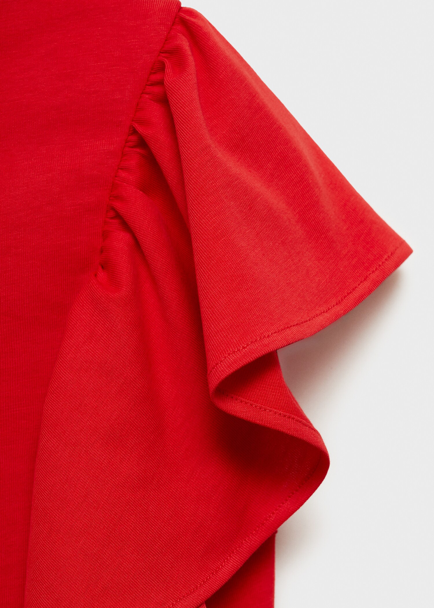Frills cotton t-shirt - Details of the article 0