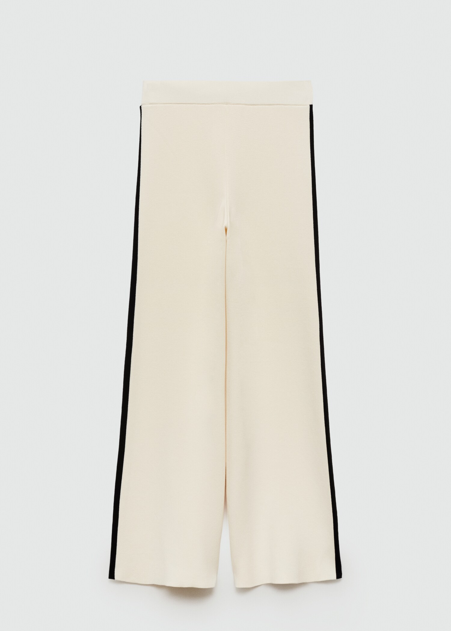 Pantalon maille bandes latérales contrastées - Article sans modèle