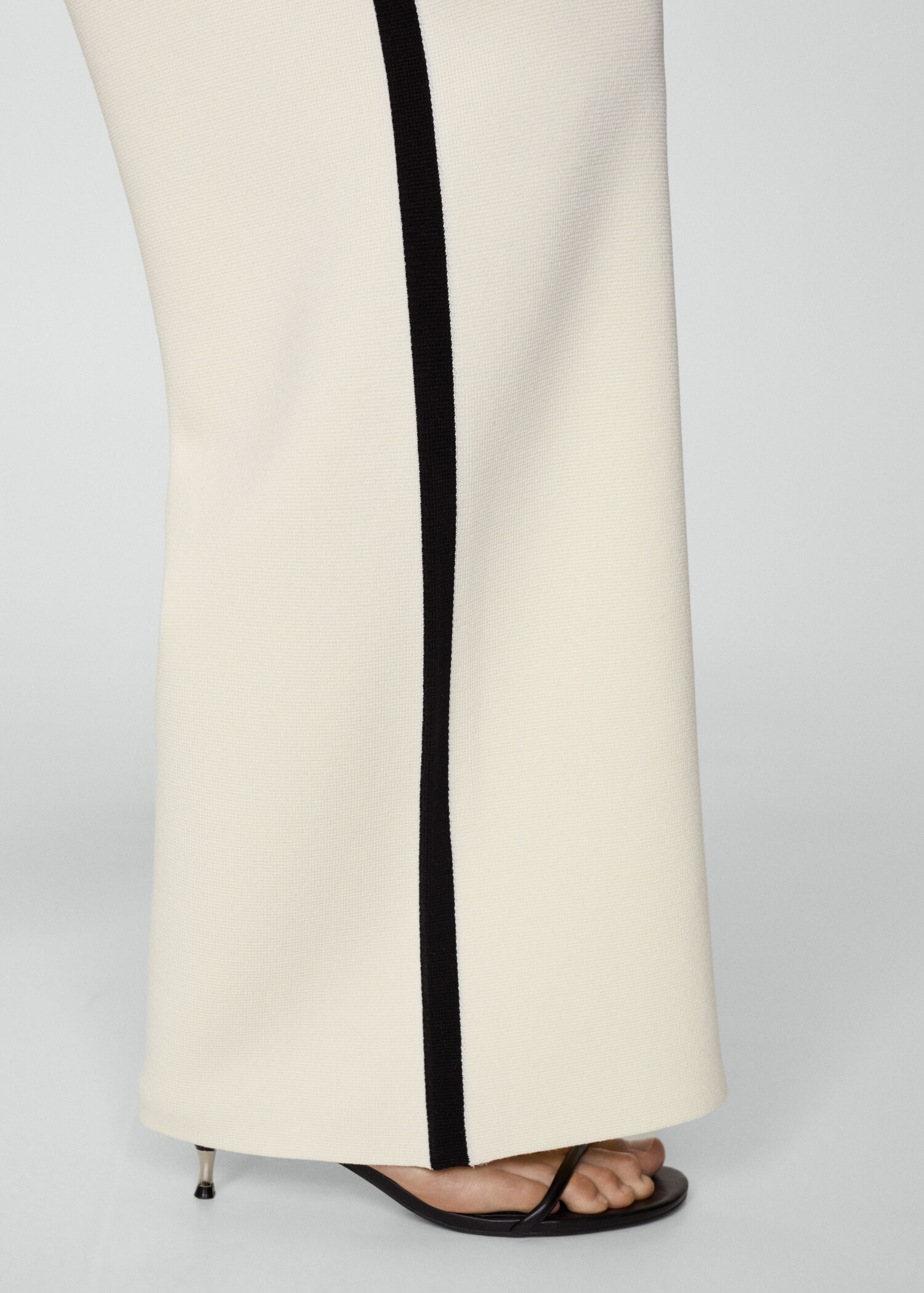 Pantalon maille bandes latérales contrastées - Détail de l'article 6