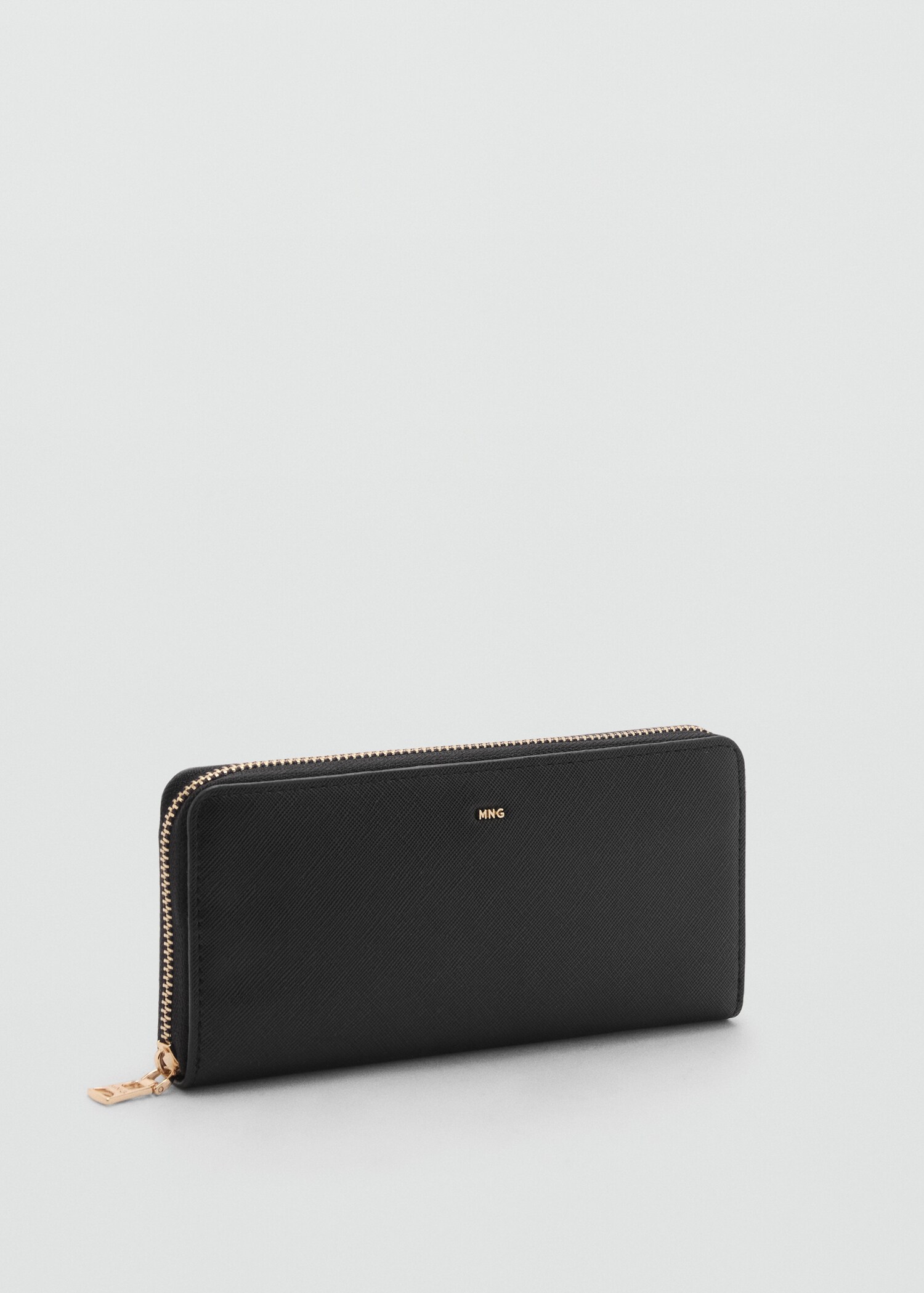 Saffiano-effect wallet - Medium plane