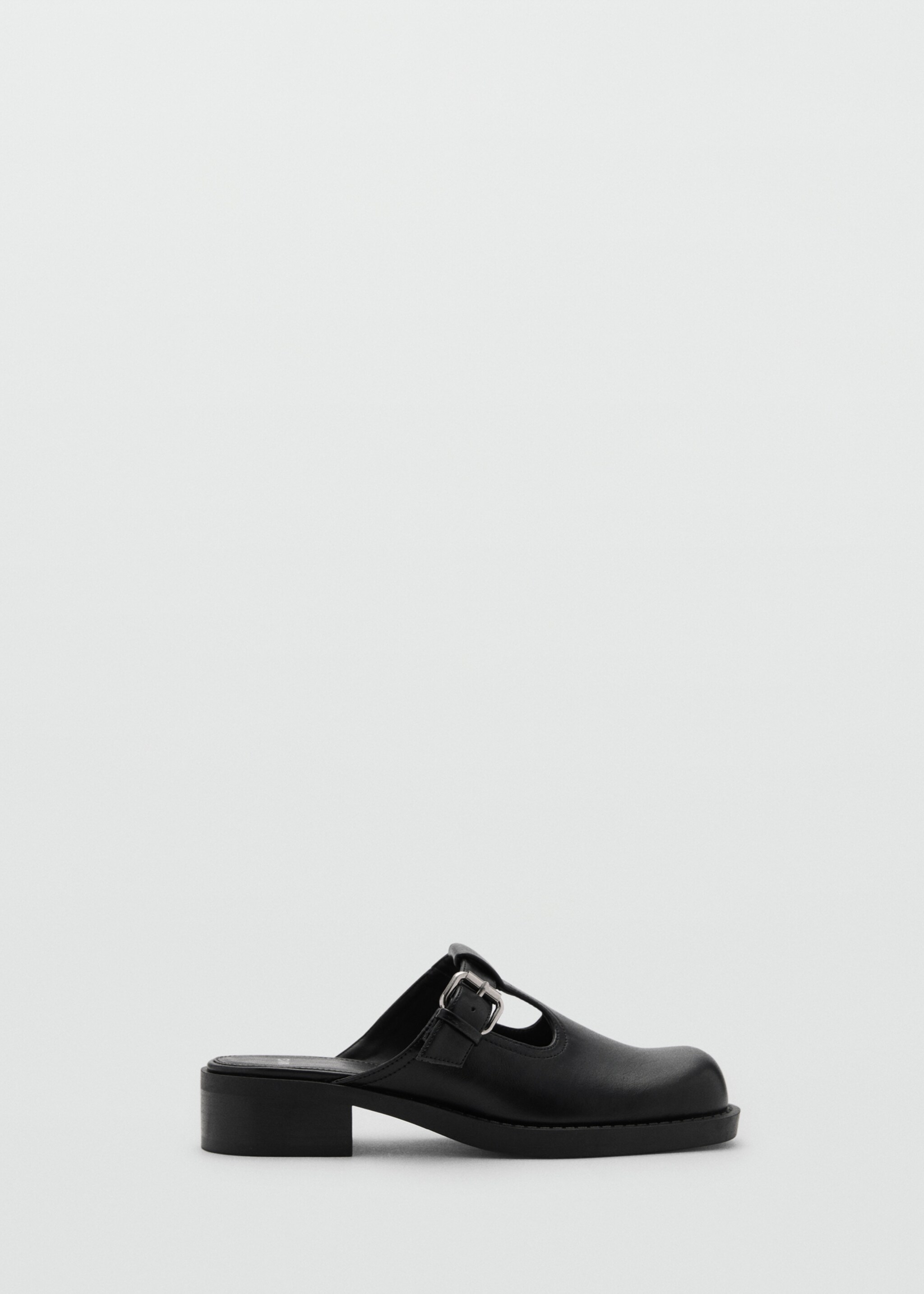 Mule-style clogs with buckle - Article without model