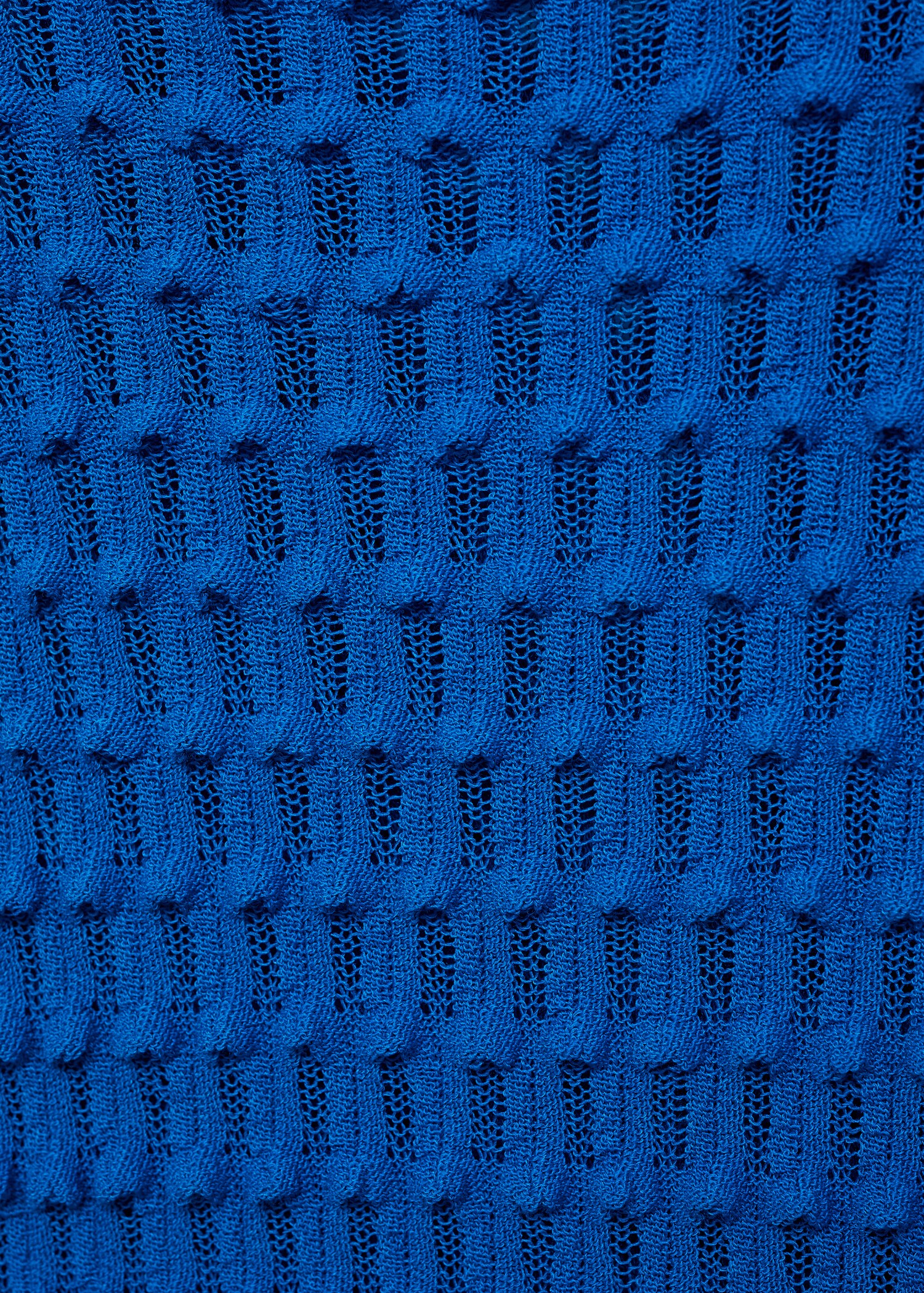 Short sleeve textured sweater - Details of the article 0