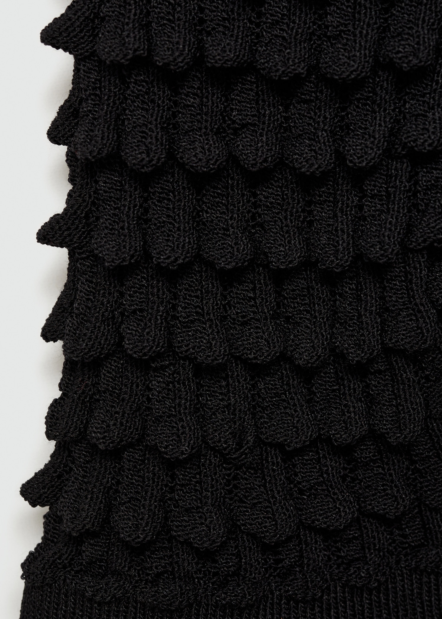 Short sleeve textured sweater - Details of the article 8