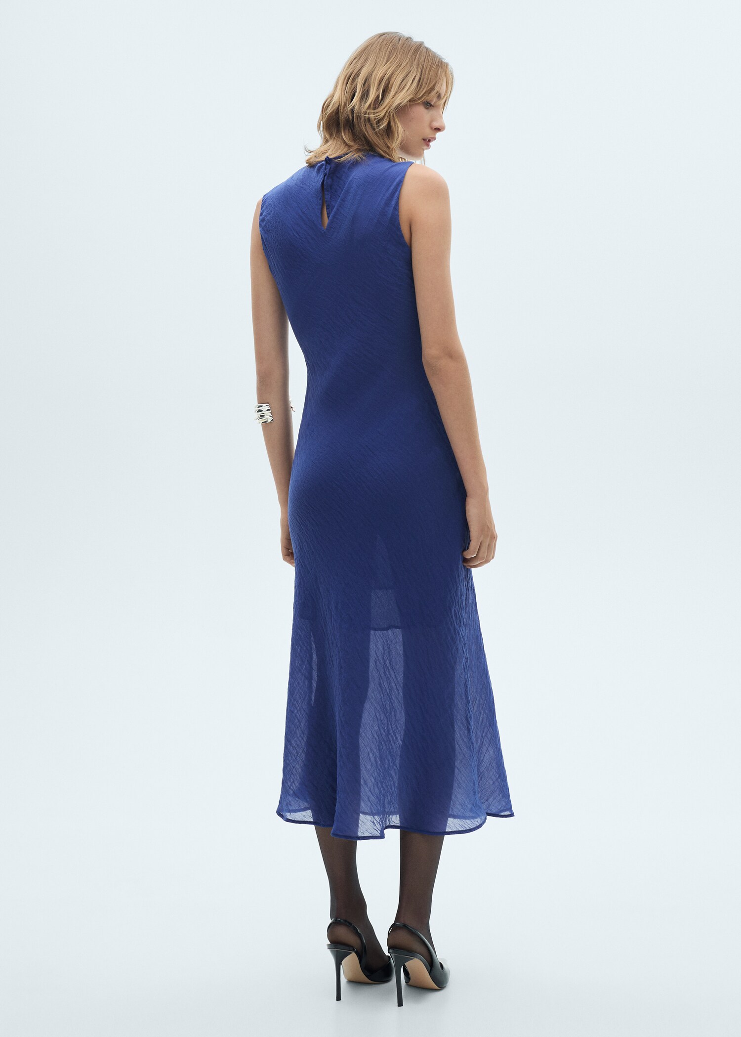 Lyocel midi-dress - Reverse of the article