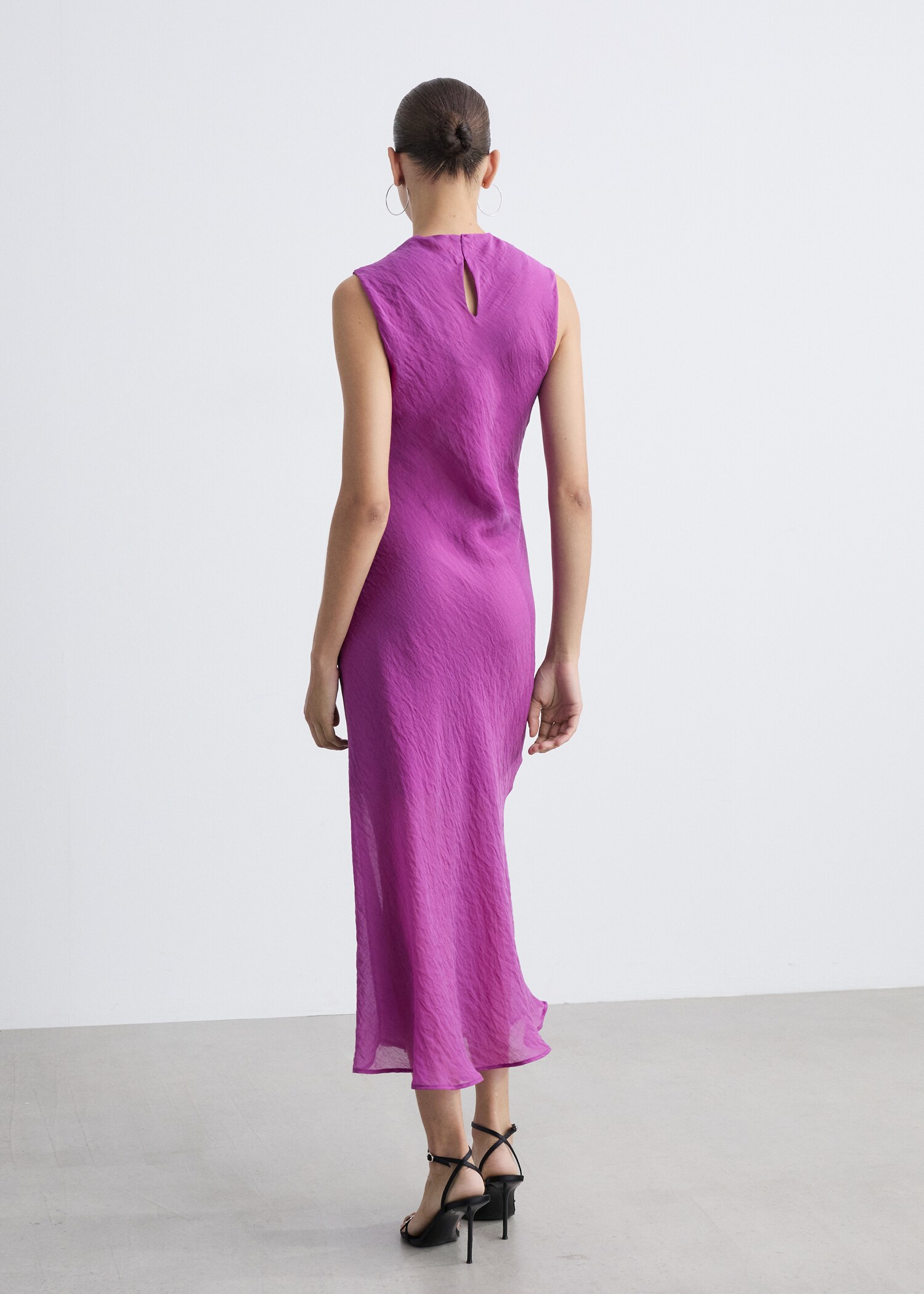 Lyocel midi-dress - Reverse of the article