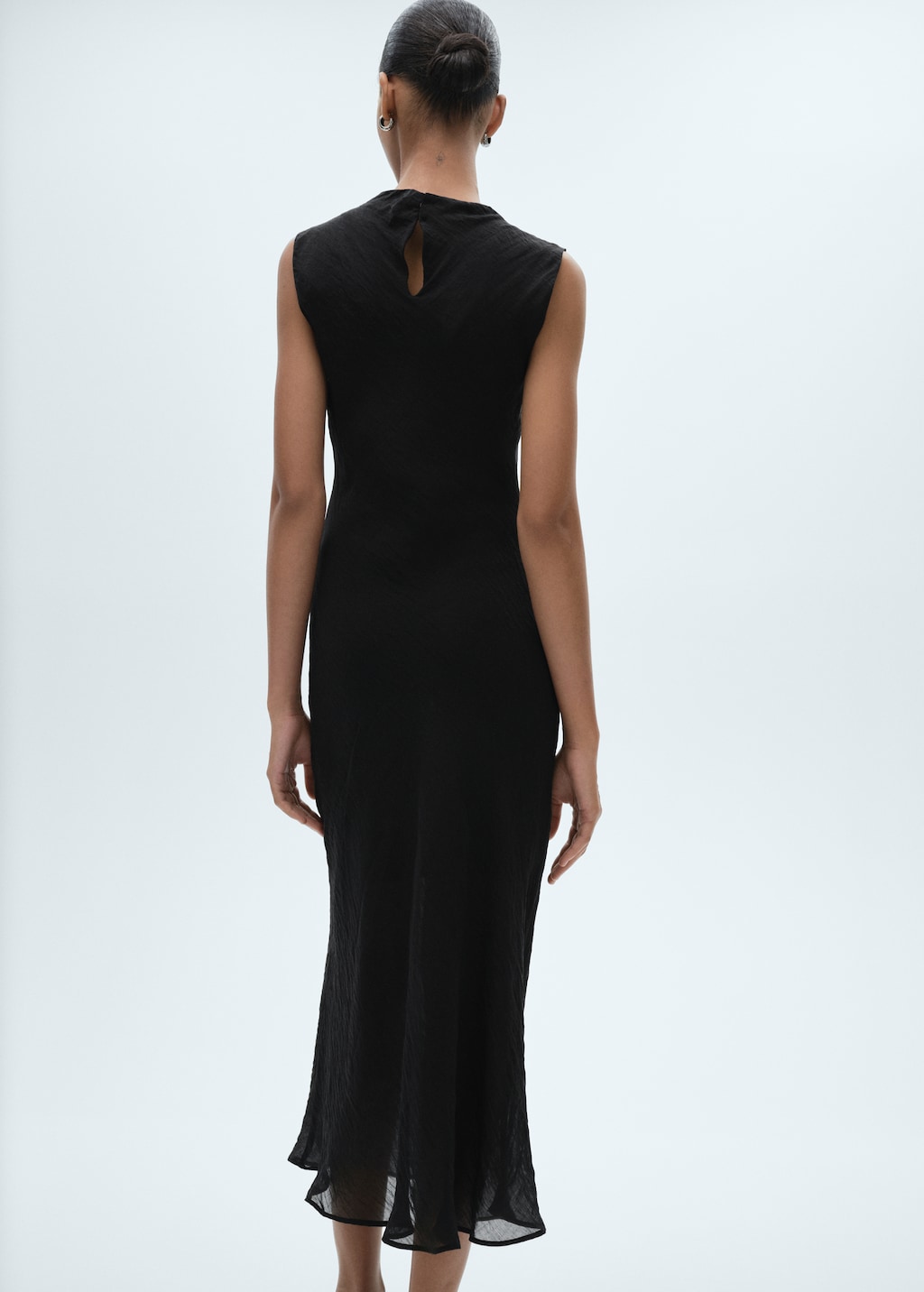 Lyocel midi dress Women MANGO United Arab Emirates