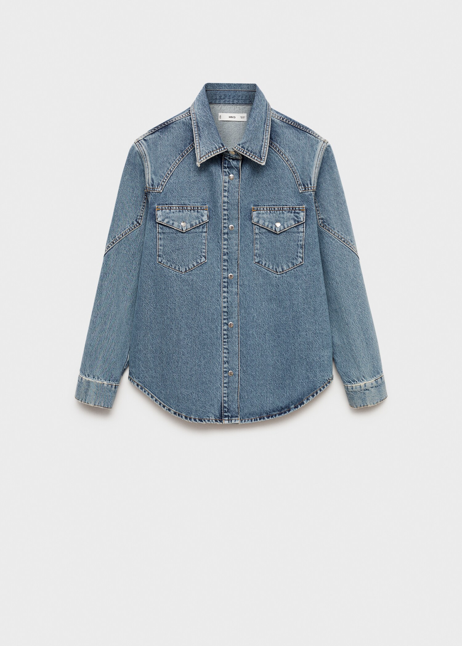 Pocket denim overshirt - Article without model