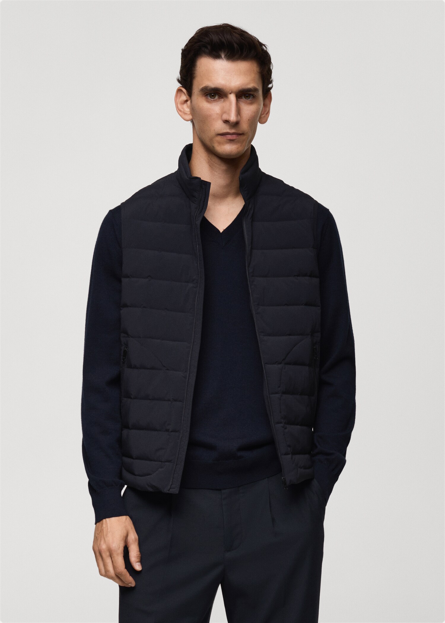 Bodywarmer met donsvulling - Middenvlak