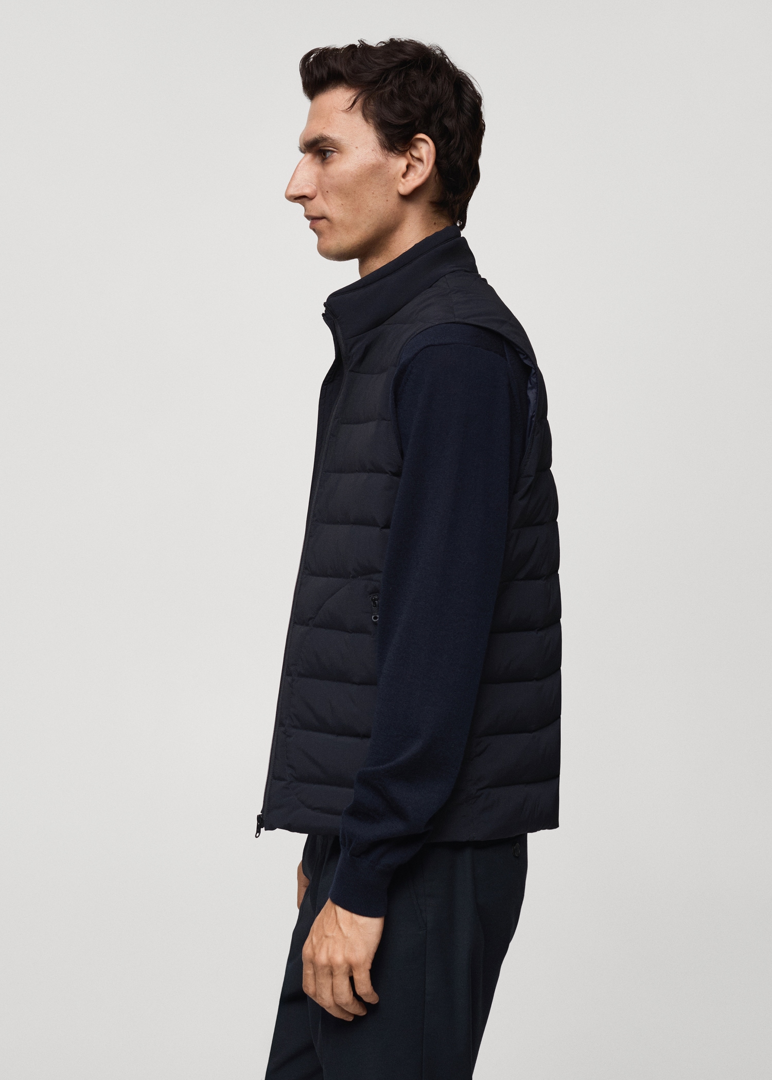 Quilted Gilet Gilet Sans Manches Mango Mango Gilet Beige Sales