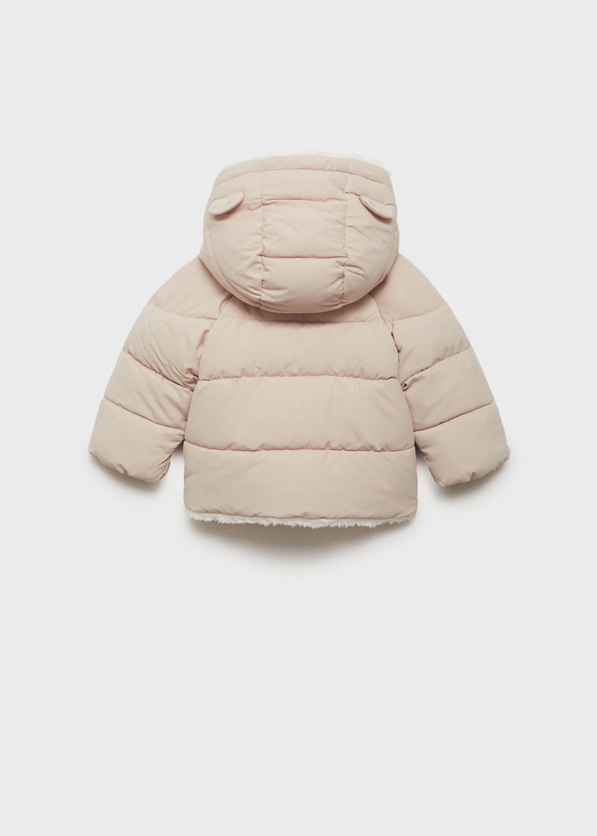 Anorak acolchado capucha orejas - Reverso del artículo