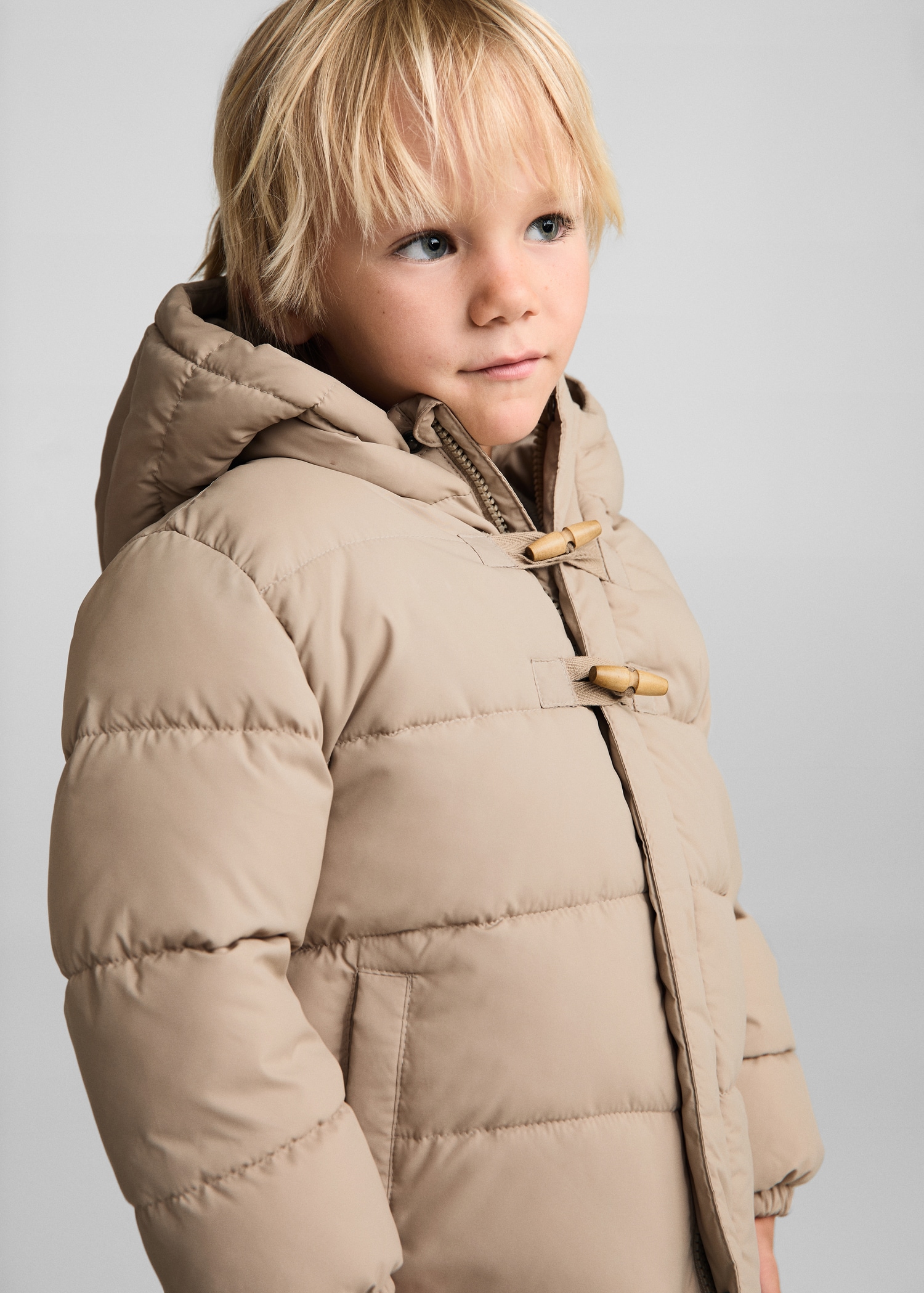 Anorak matelassée imitation mouton retourné - Détail de l'article 1