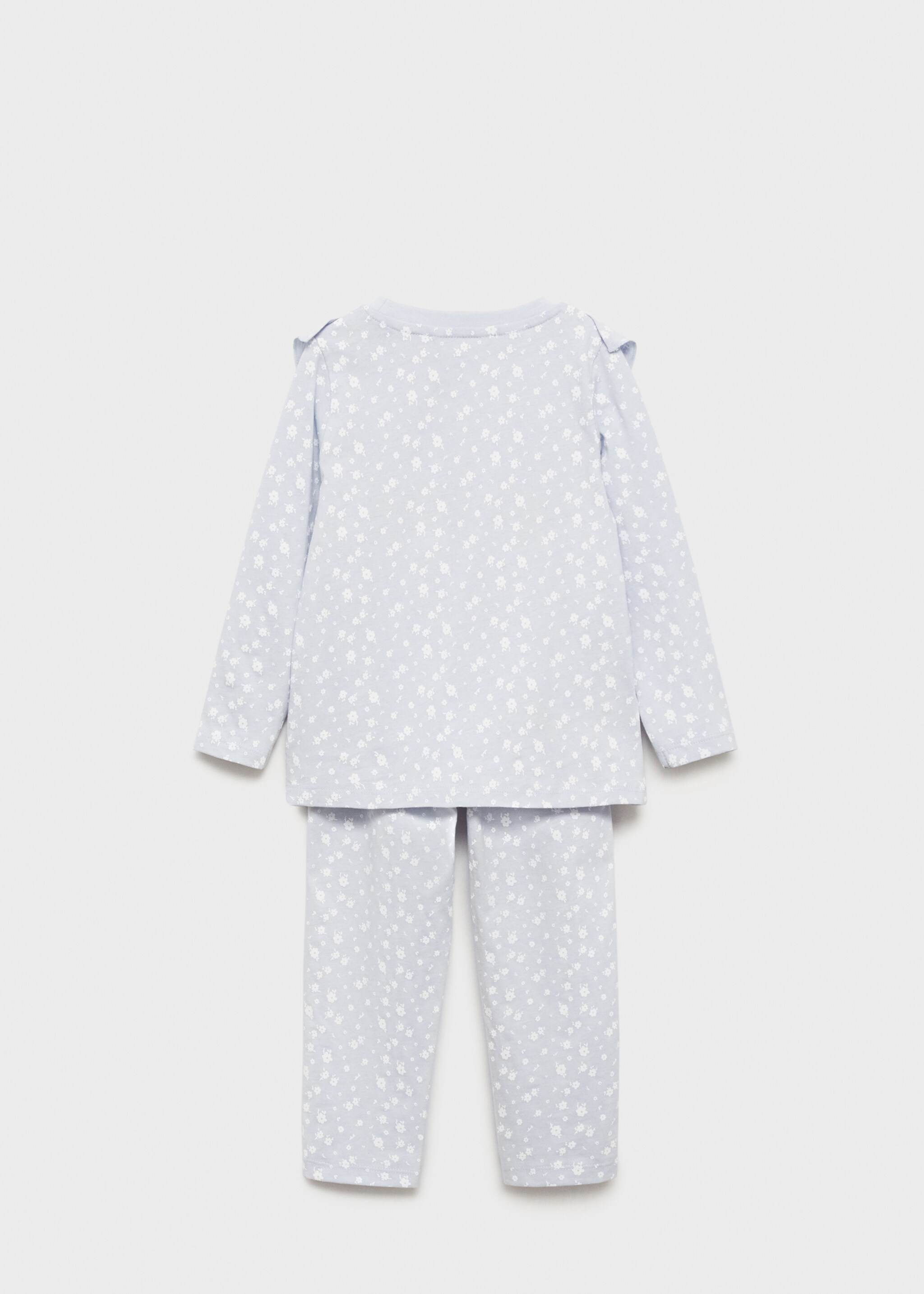 Printed long pyjamas - Reverse of the article