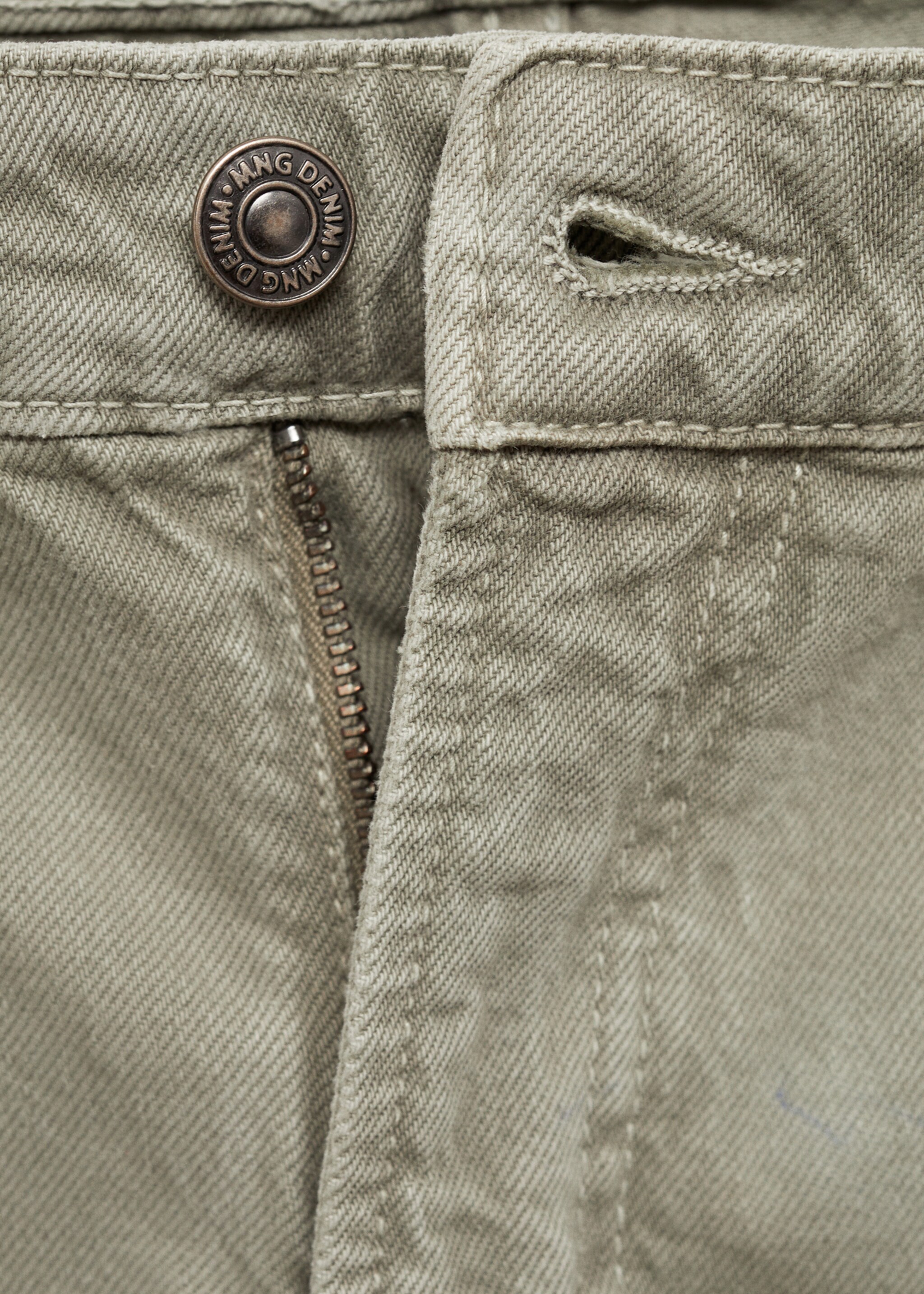 Ben tapered cropped jeans - Details of the article 0, Pastel Green. Ref: 77054439-00.
