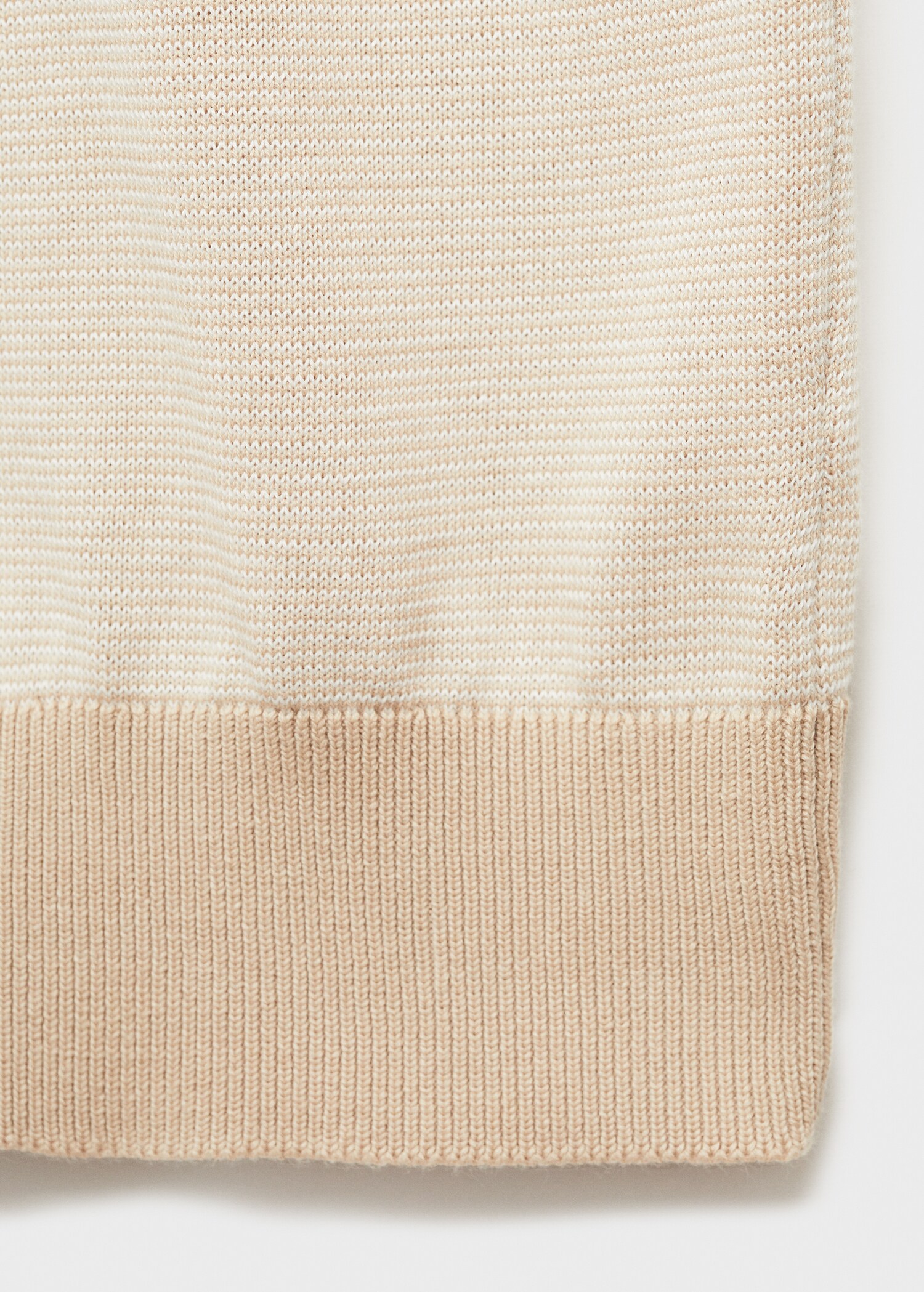 Cotton-knit polo shirt with zip - Details of the article 0