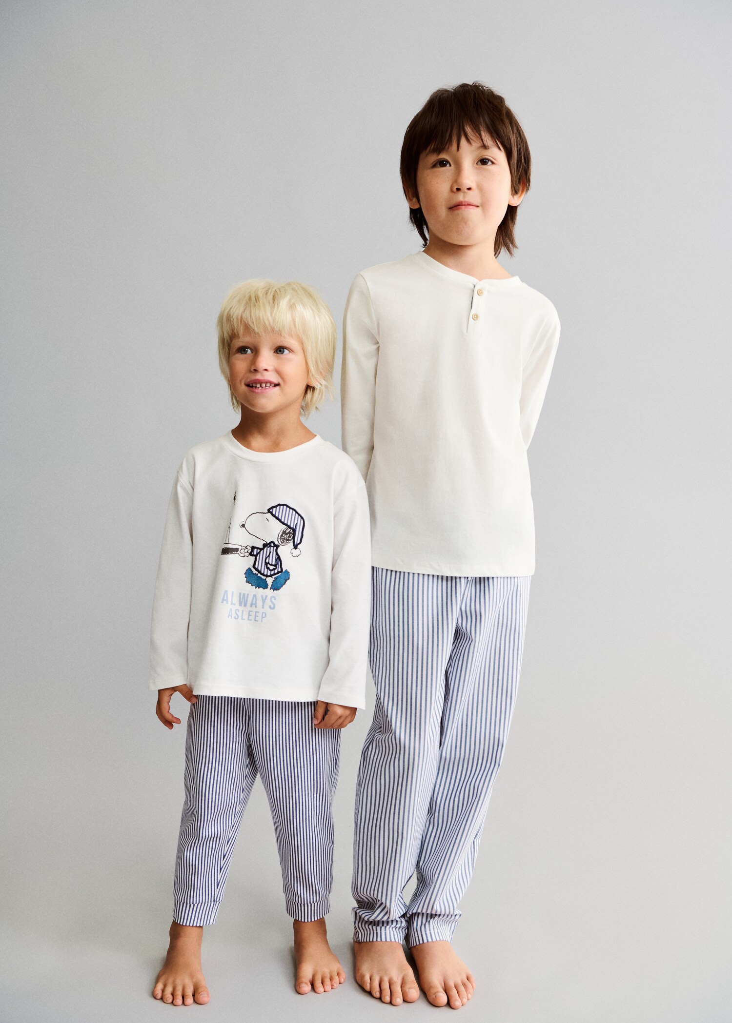 Striped long pyjamas - Details of the article 5