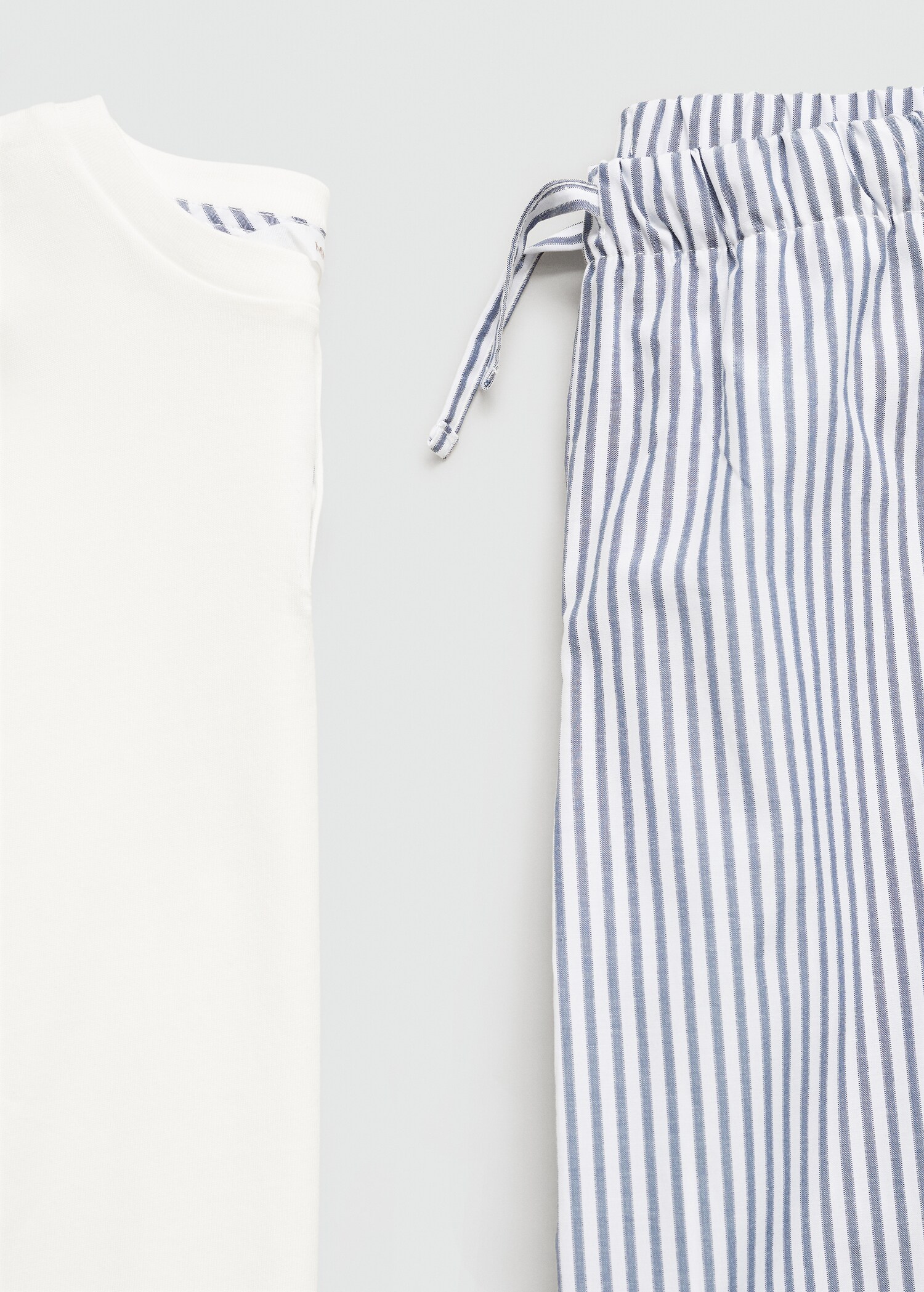 Striped long pyjamas - Details of the article 8