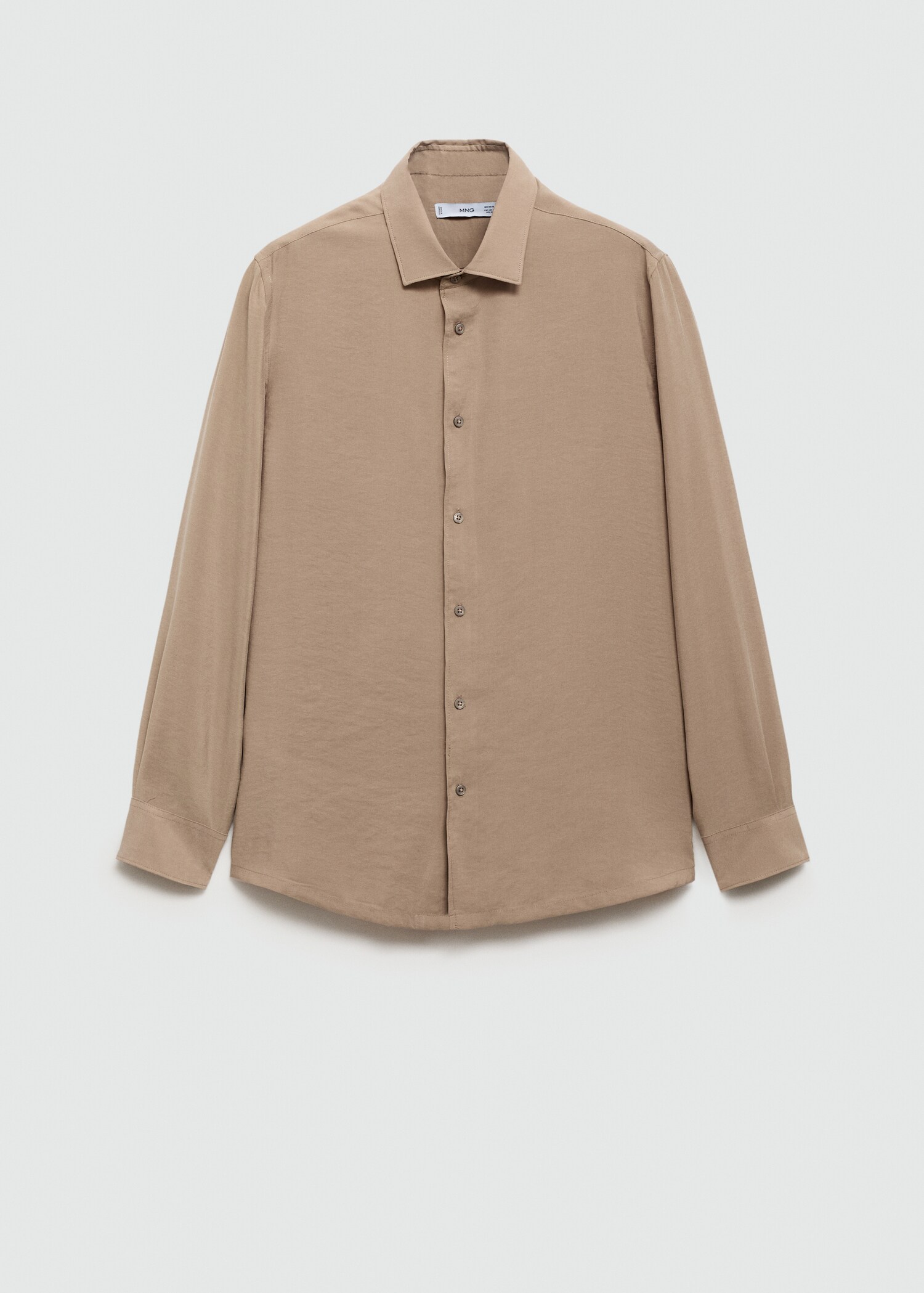 Regular kesim tencel gömlek - Modelsiz ürün