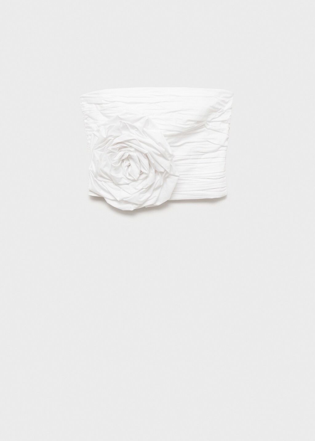 Mango Maxi-flower ruched top thumbnail
