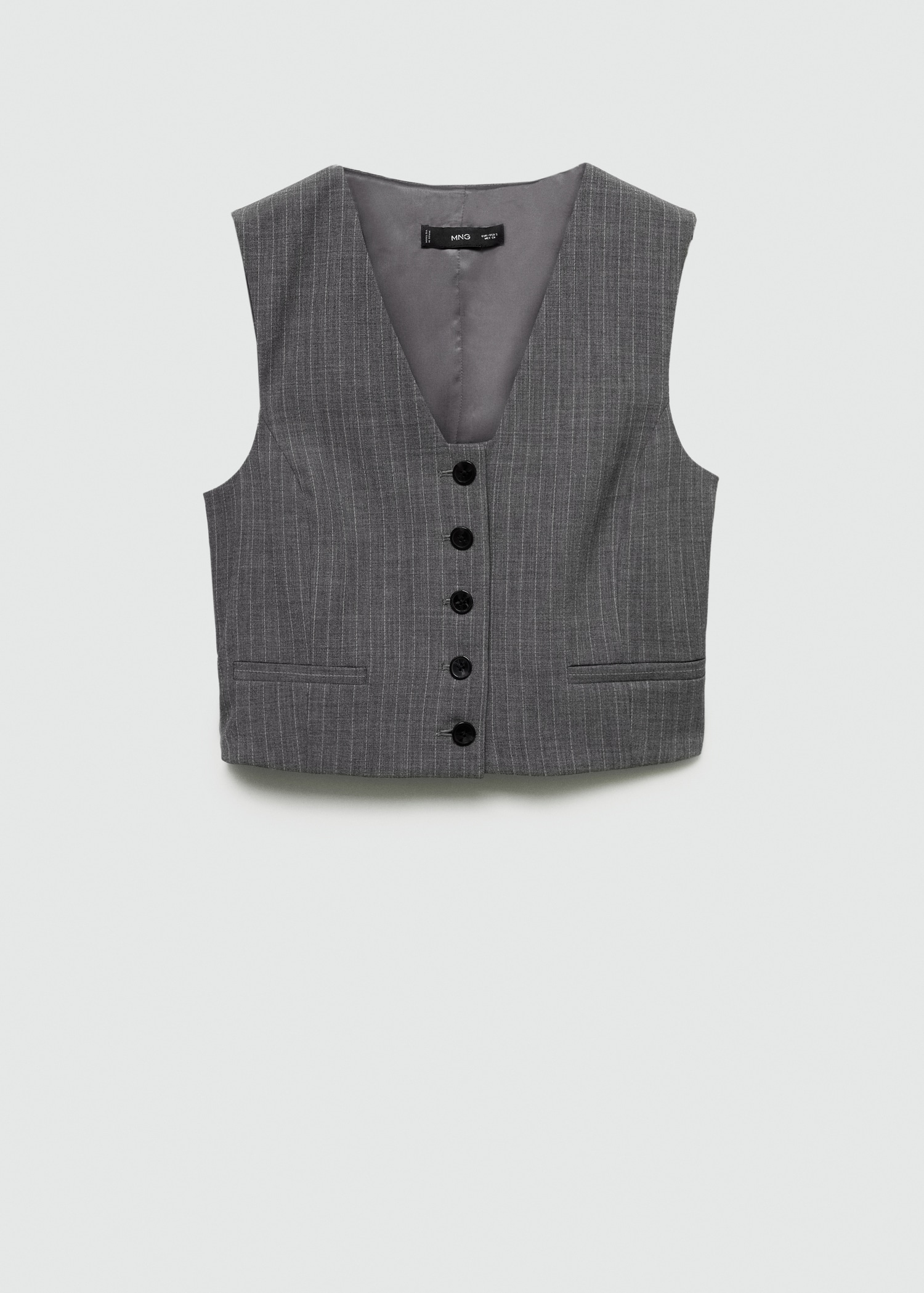 Pinstriped suit waistcoat - Article without model