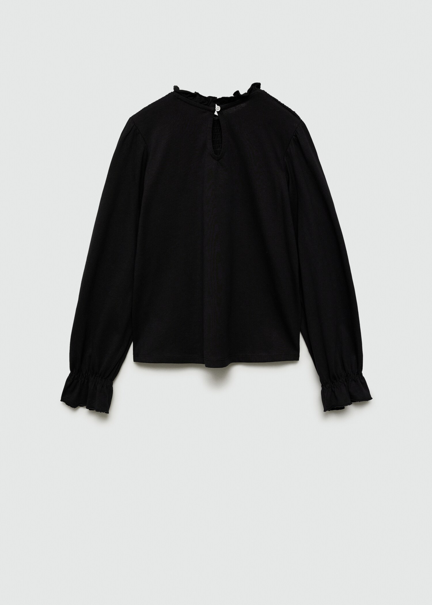 T-shirt with gathered details - Reverse of the article