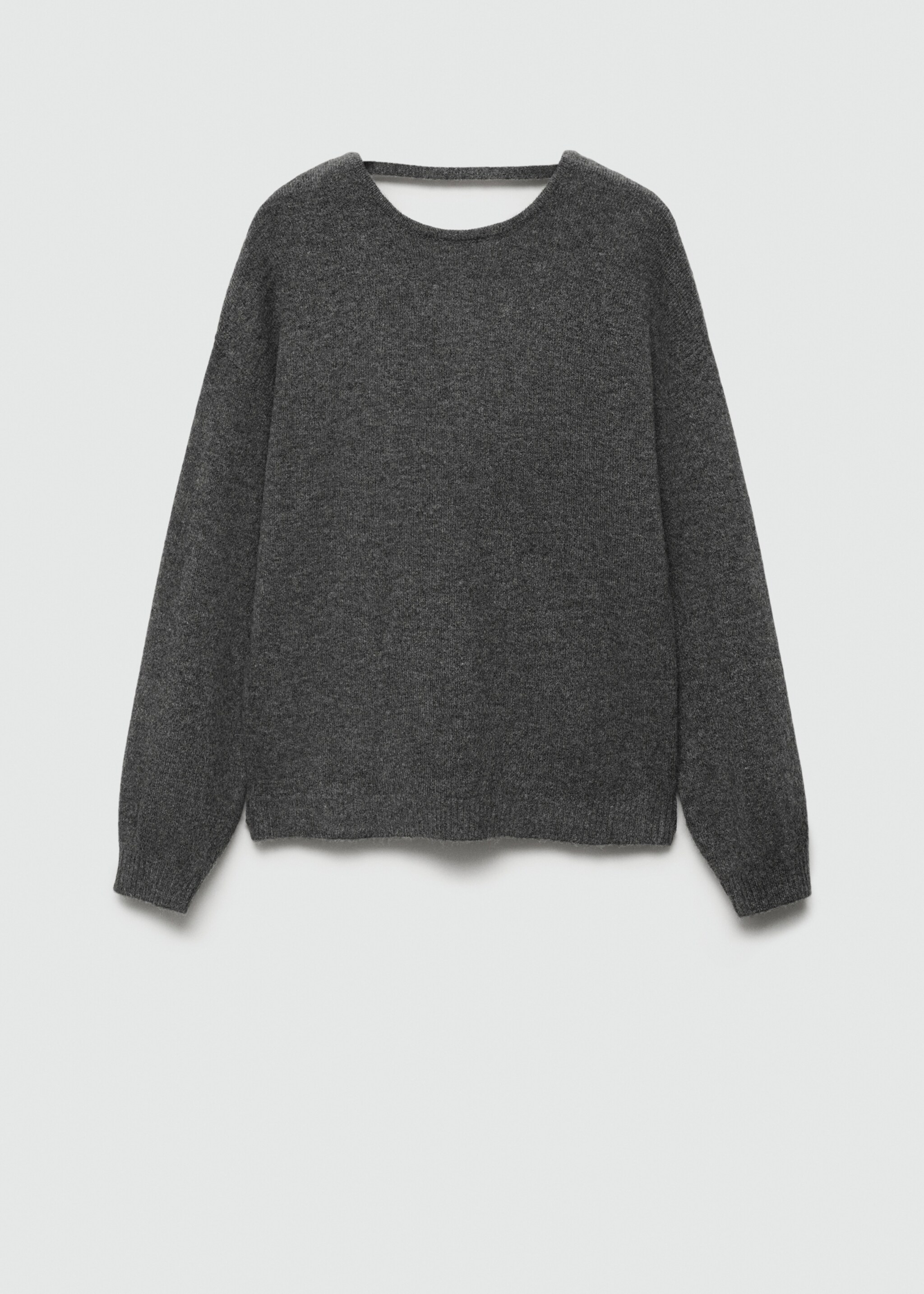 Back vent sweater - Article without model