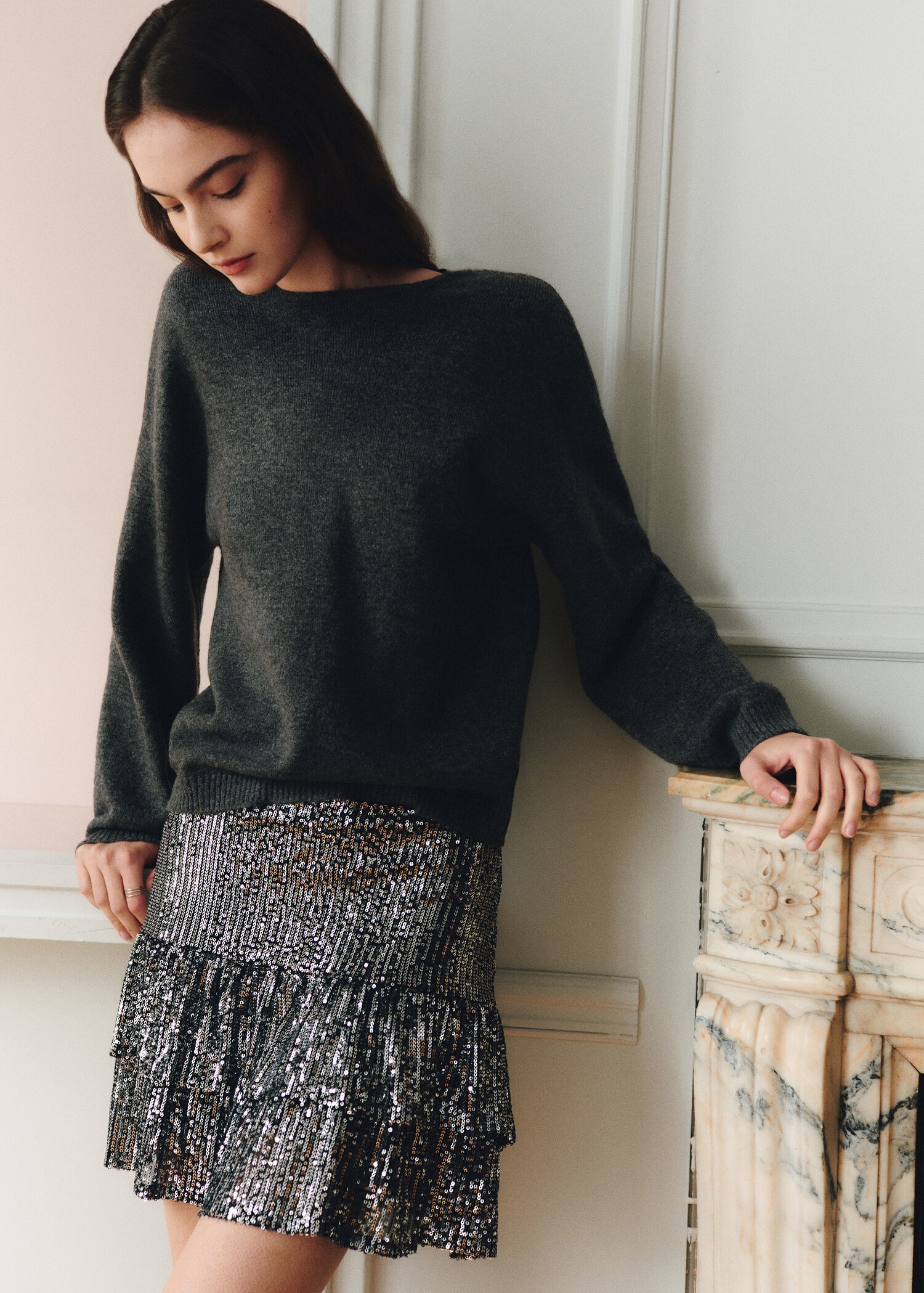 Back vent sweater - Details of the article 6