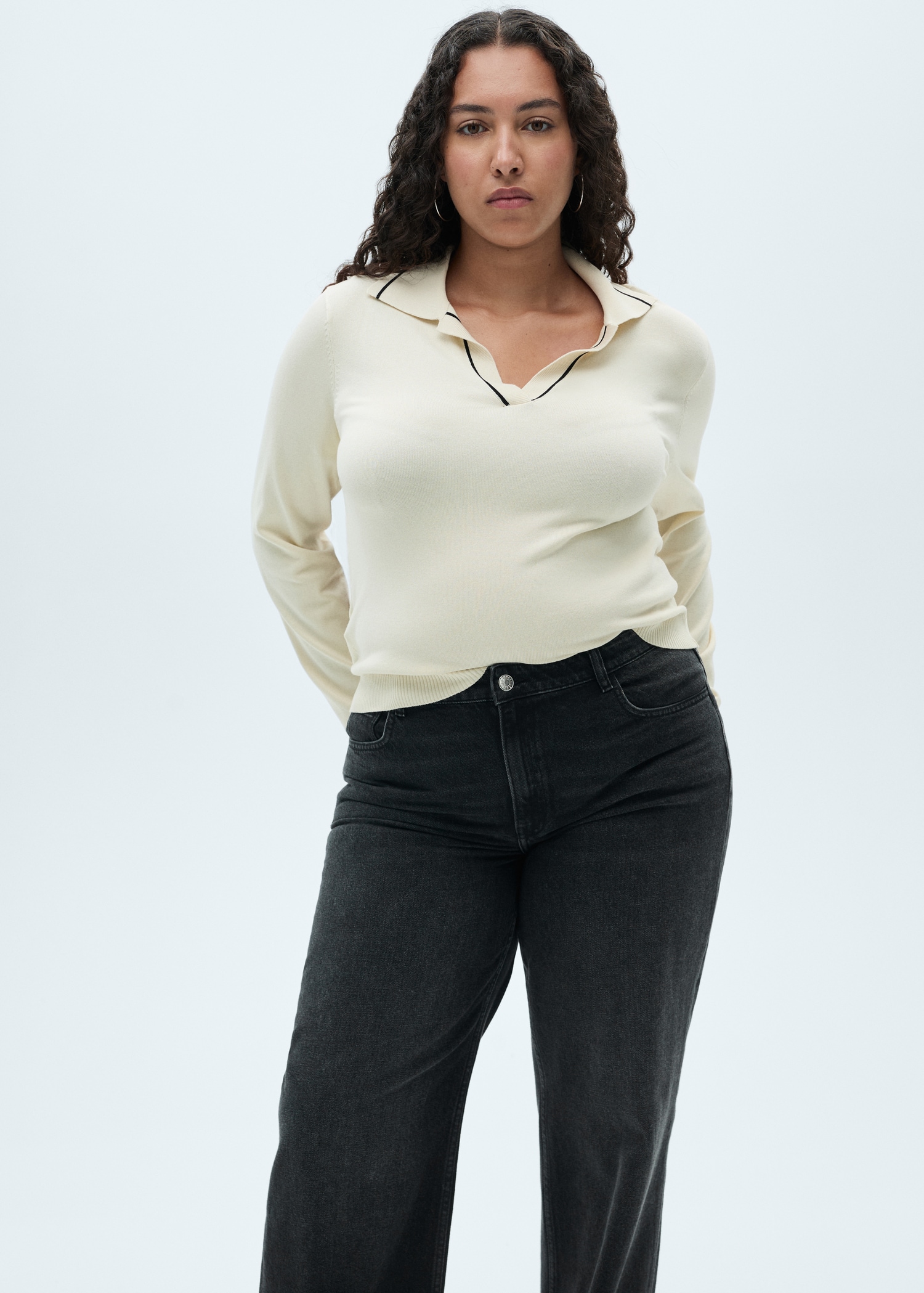 Wide Leg Jeans Mango Mujer Falabella Jeans Wide Leg Talla Grande