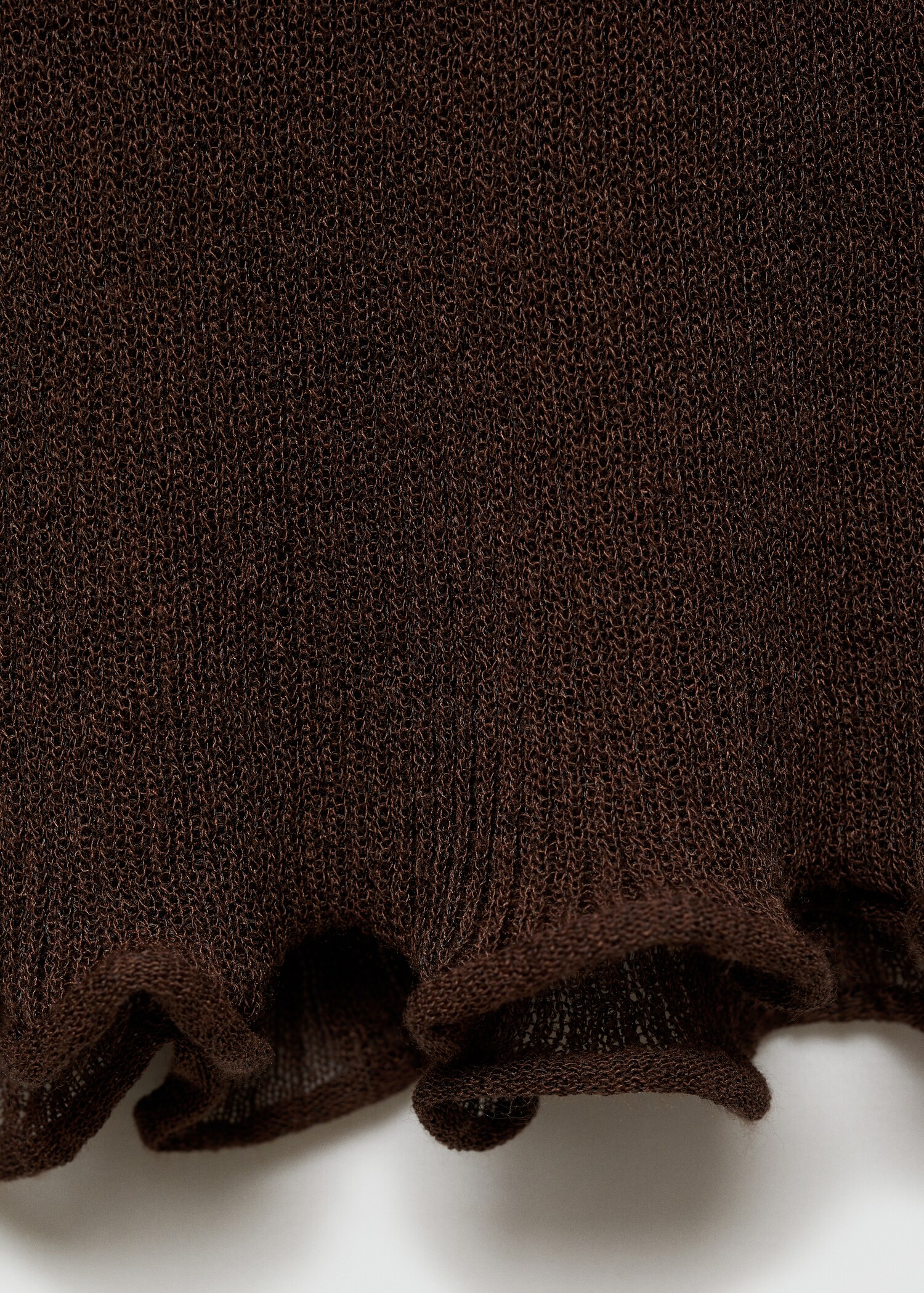 Flared knitted trousers - Details of the article 0