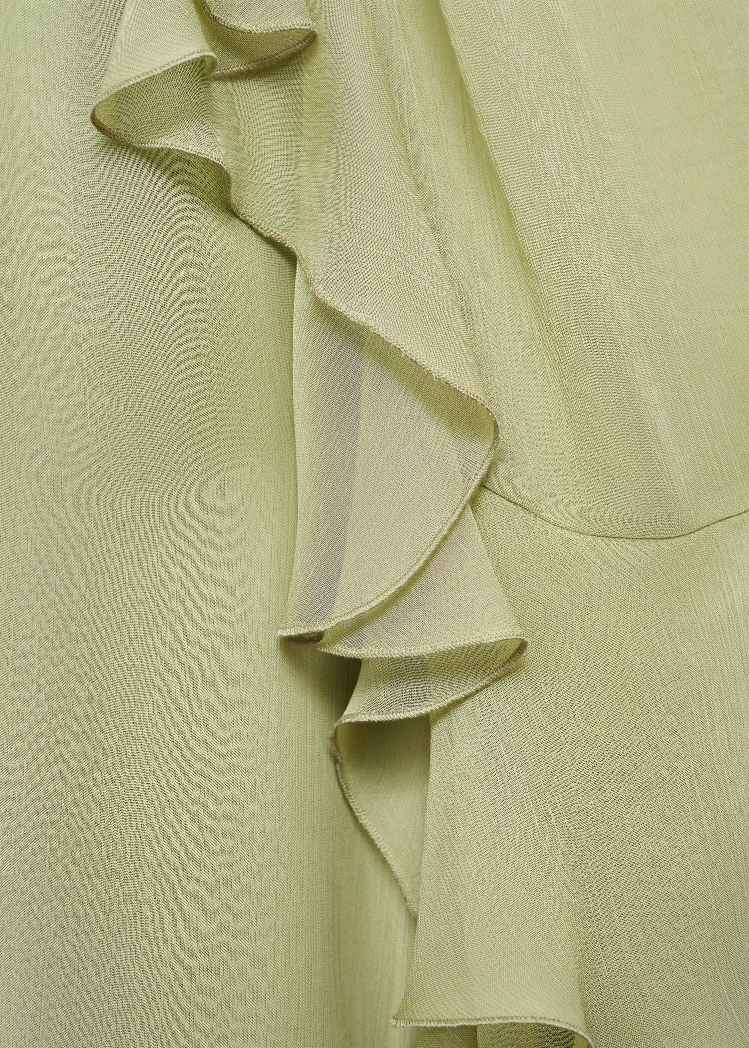 Ruffled chiffon dress - Details of the article 8