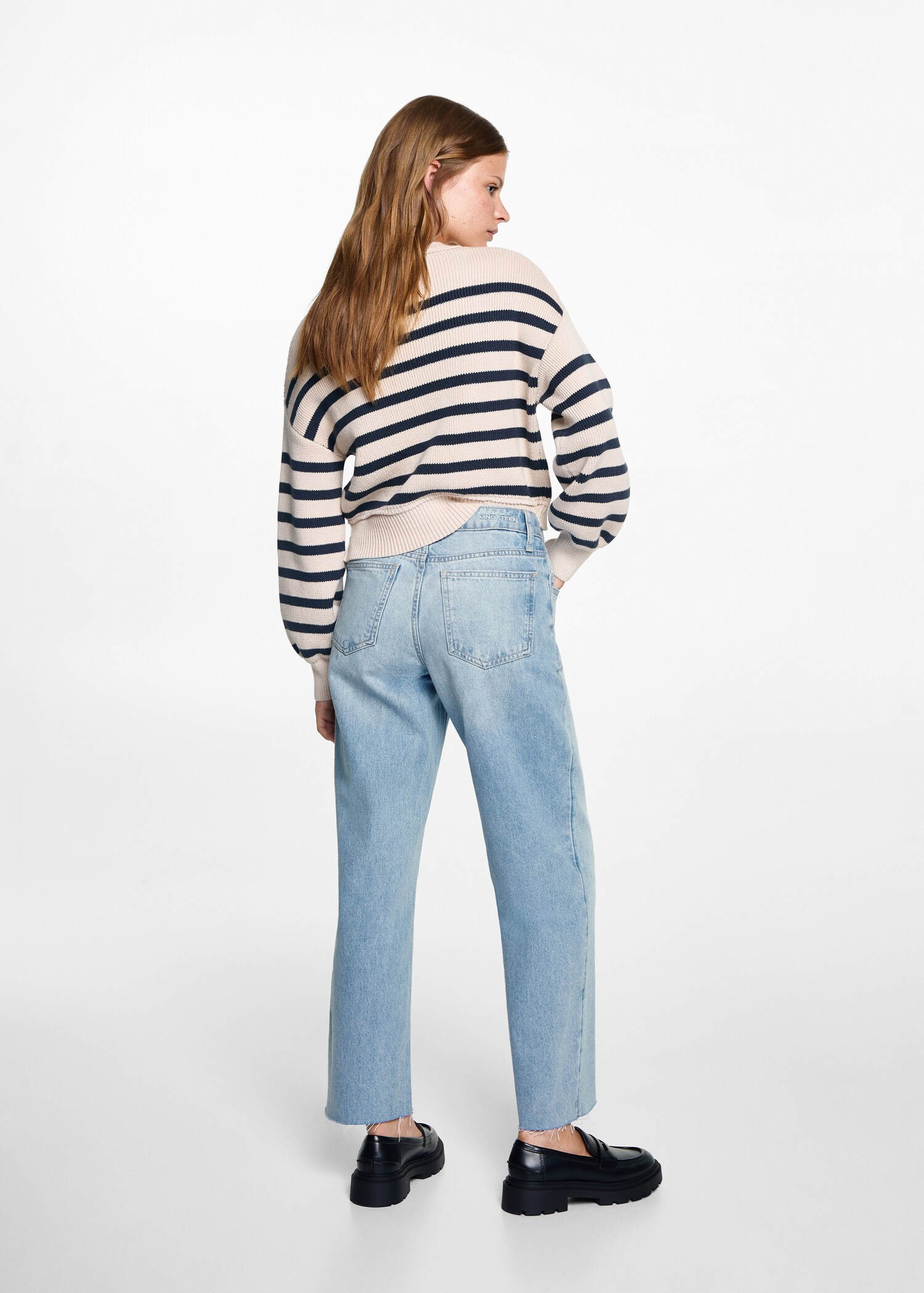 Jeans culotte costura - Reverso del artículo