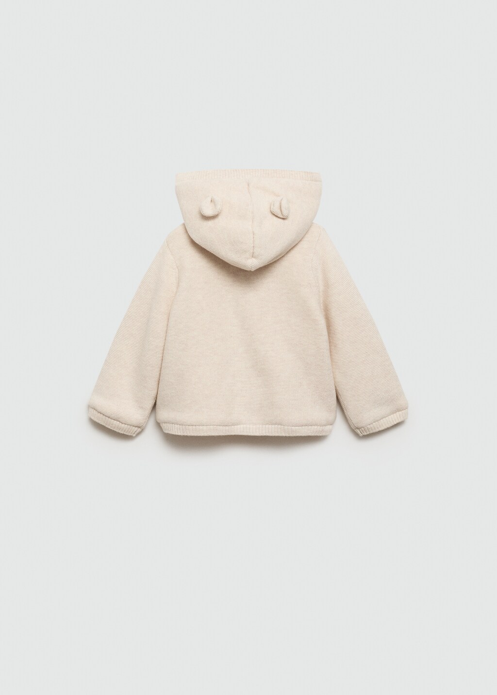 Cardigan with stitched sheepskin lining Kids MANGO United Kingdom