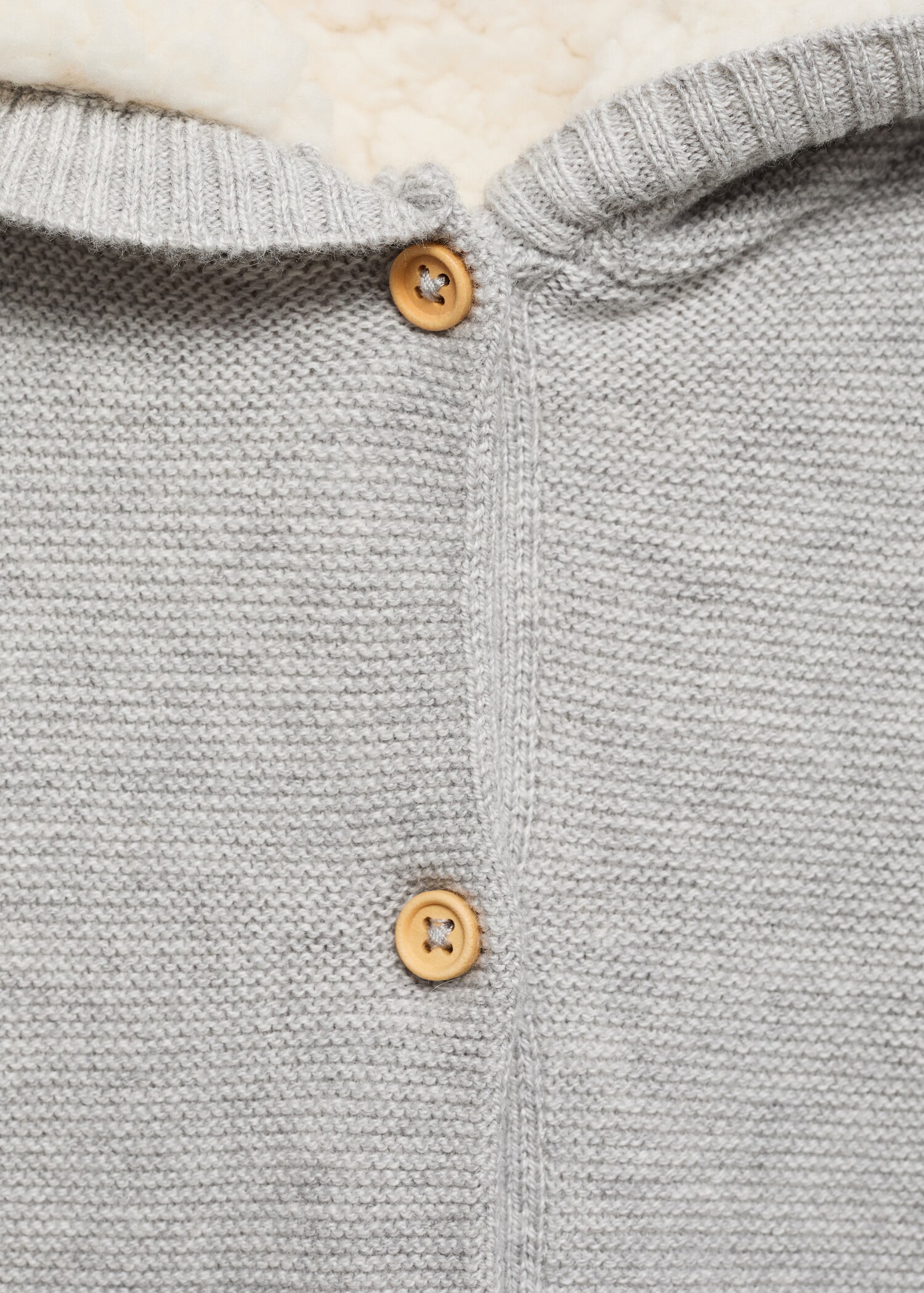 Cardigan maille intérieur polaire moutonnée - Détail de l'article 8