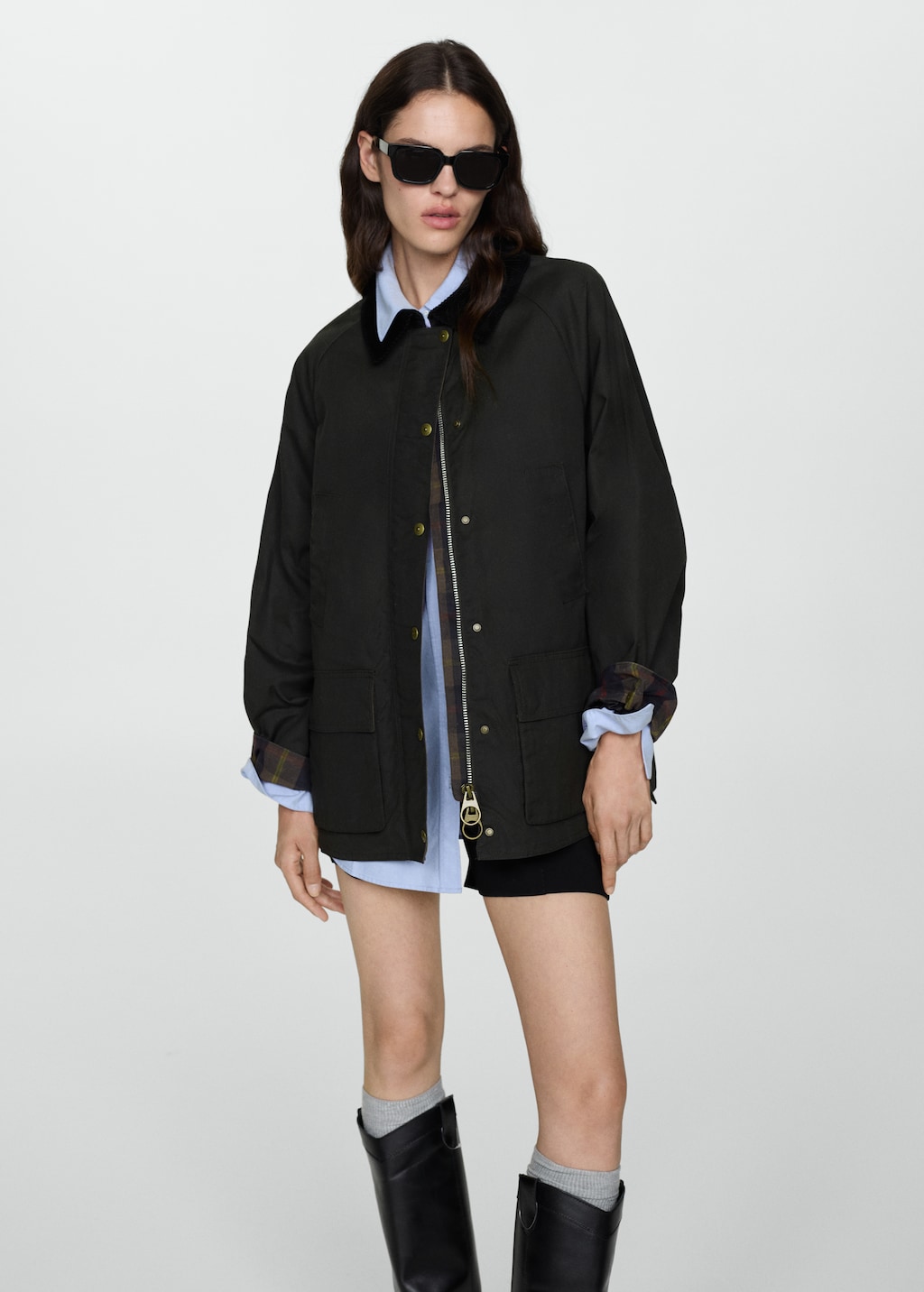 Orders parka mango femme