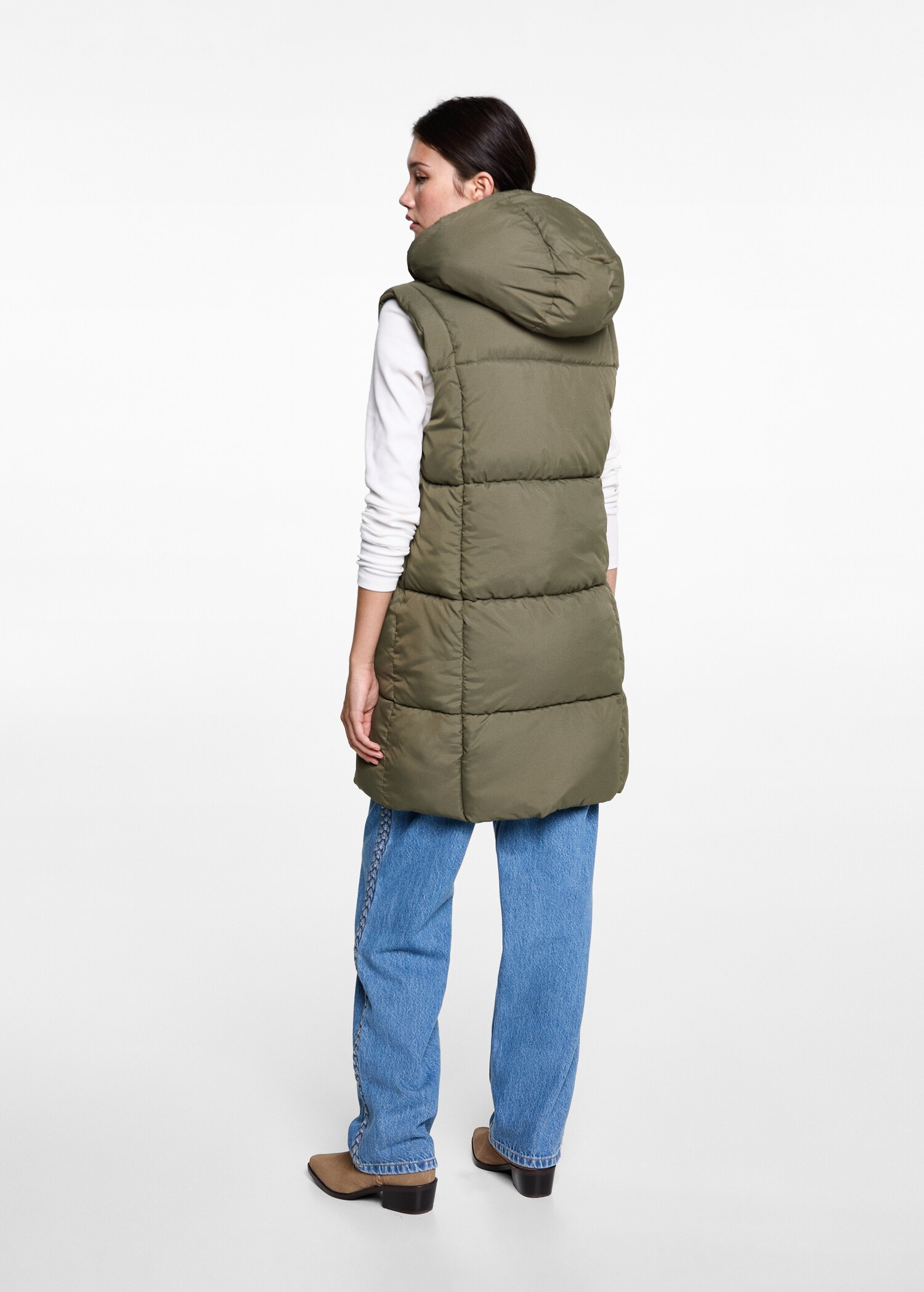Gilet matelassé à capuche - Verso de l’article