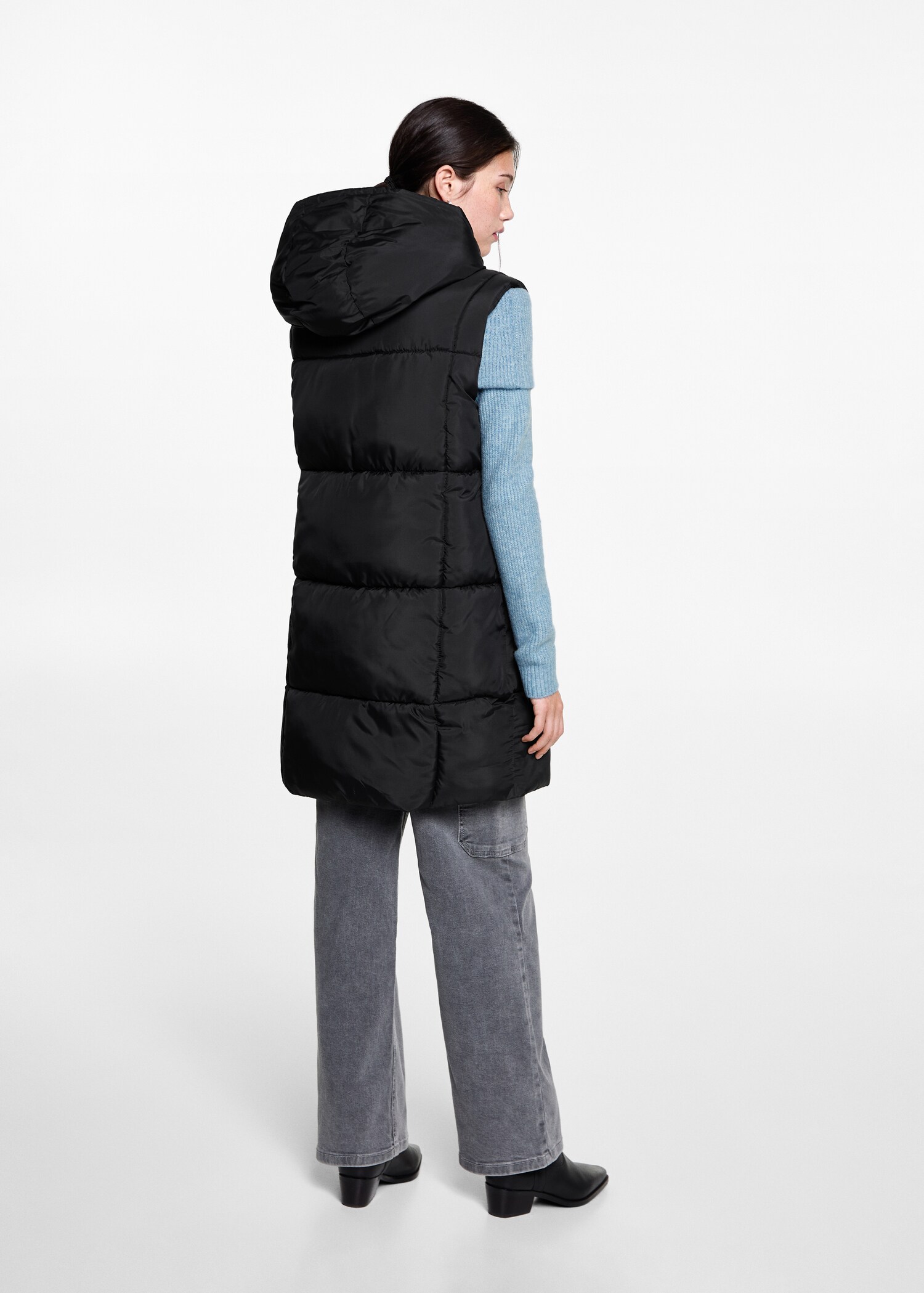 Gilet matelassé à capuche - Verso de l’article