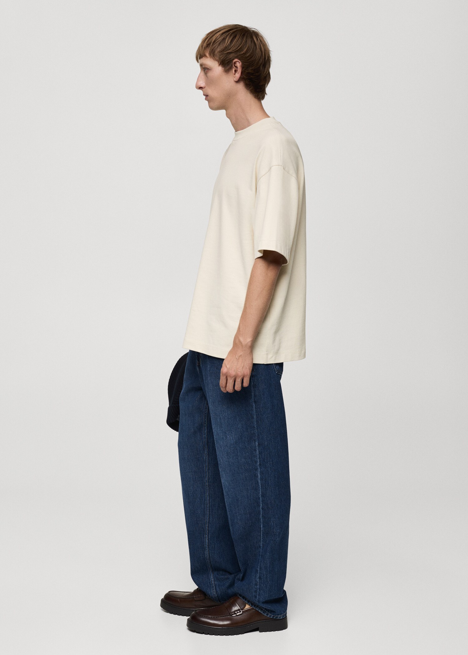 T-shirt 100 % coton oversize - Détail de l'article 1