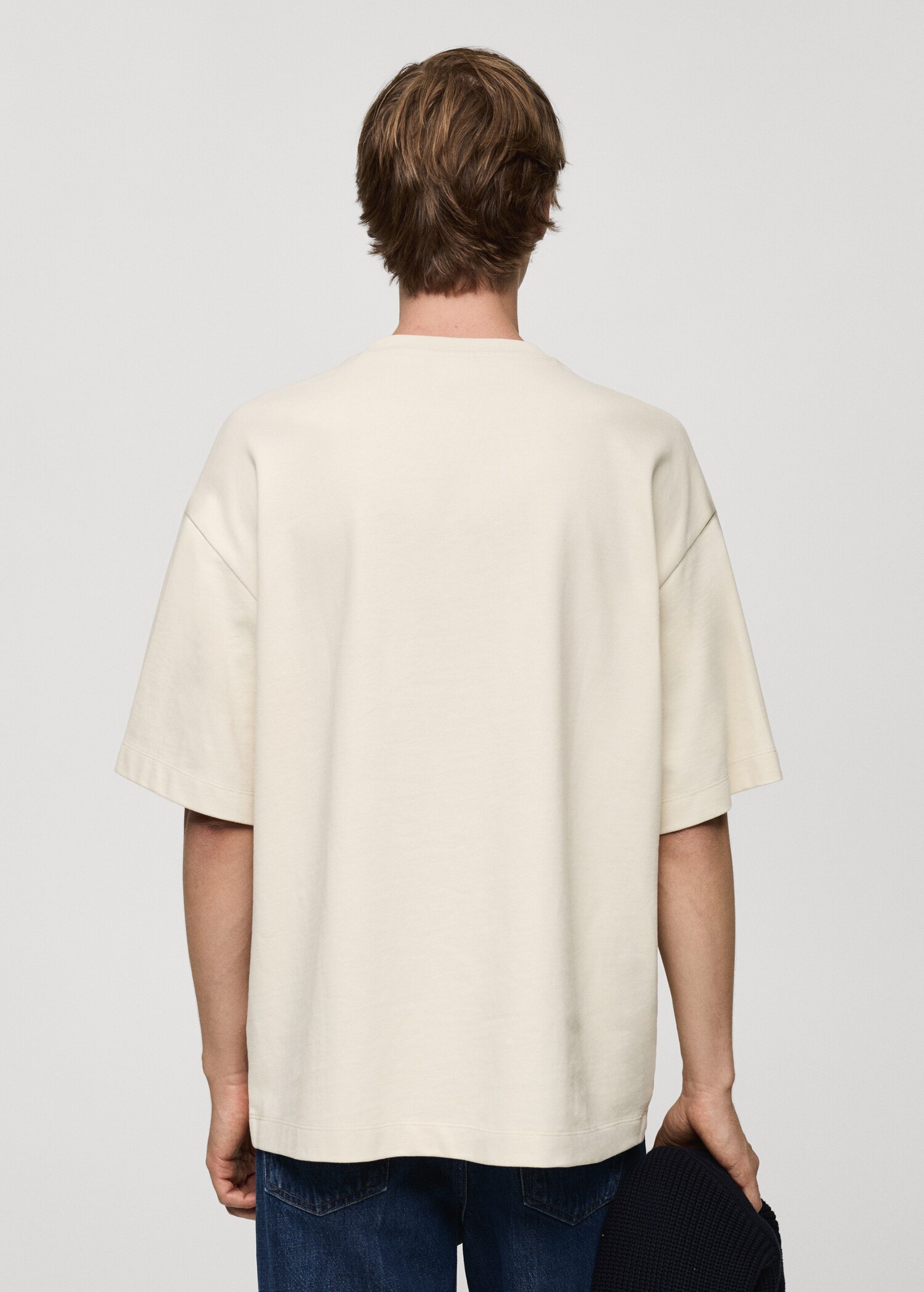 T-shirt 100 % coton oversize - Verso de l’article