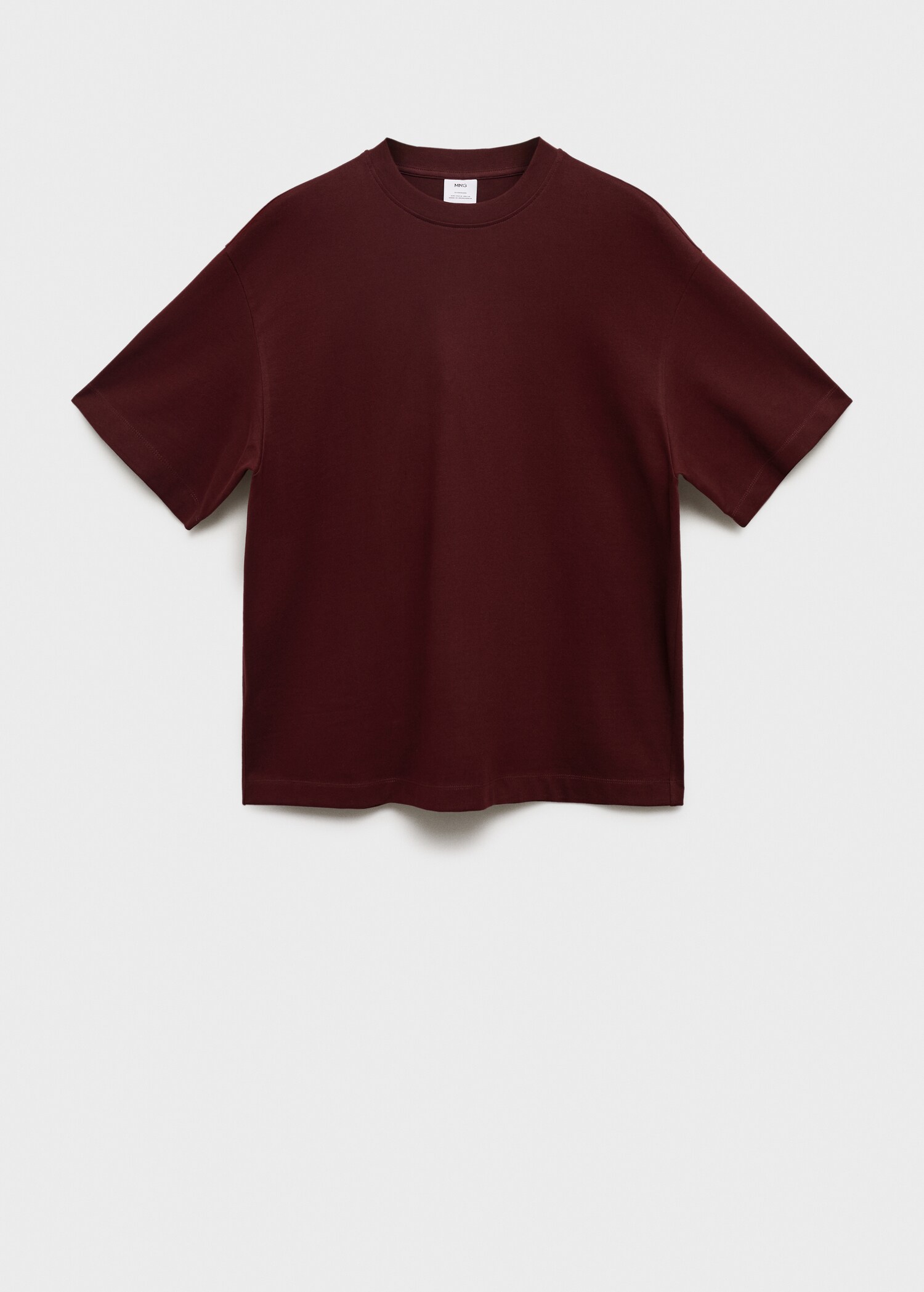 T-shirt 100 % coton oversize - Article sans modèle