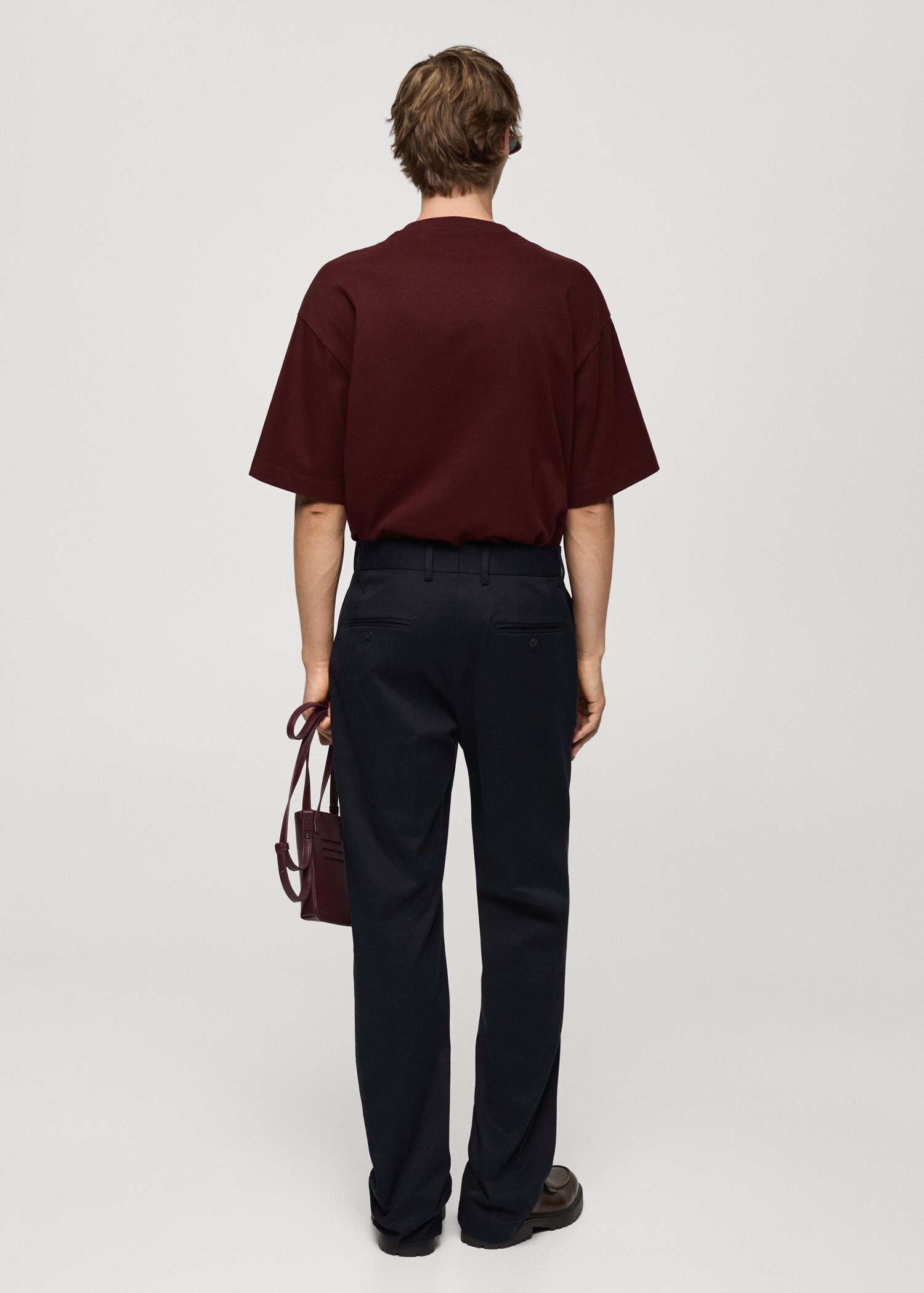 T-shirt 100 % coton oversize - Verso de l’article
