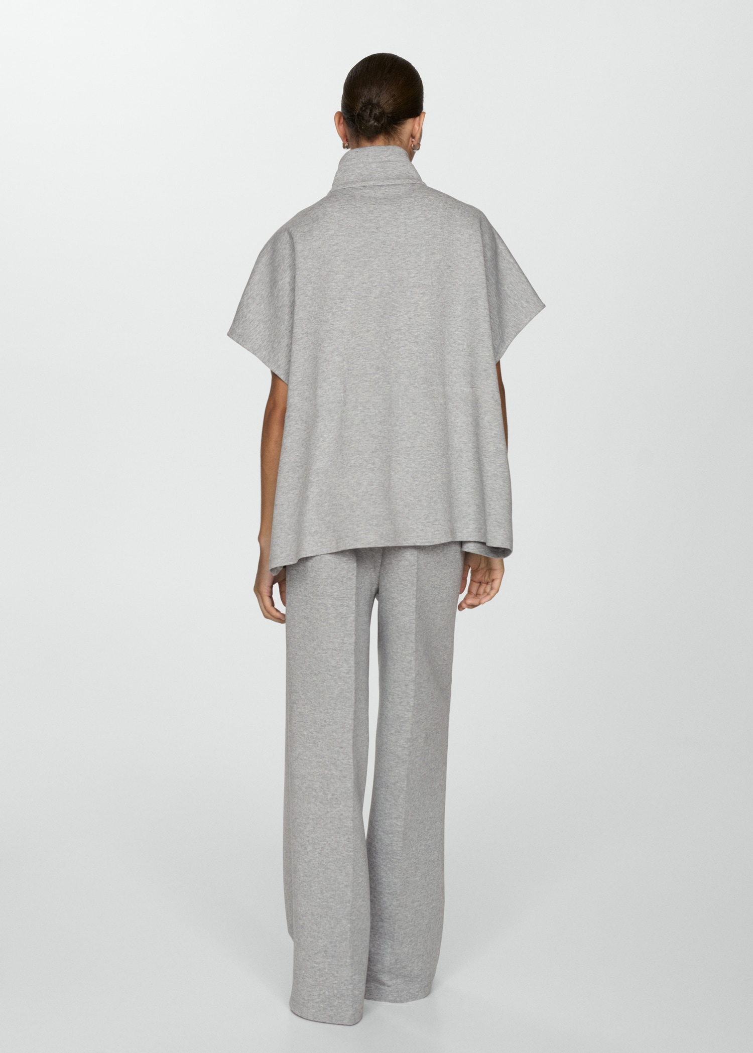 High-rise wideleg trousers - Reverse of the article