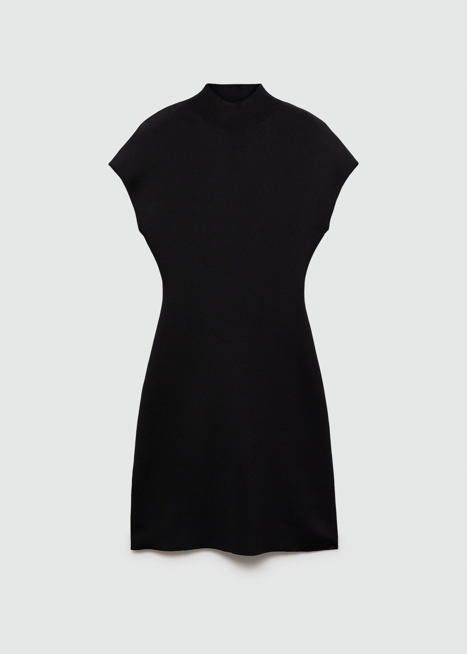 Perkins-neck knitted dress - Article without model