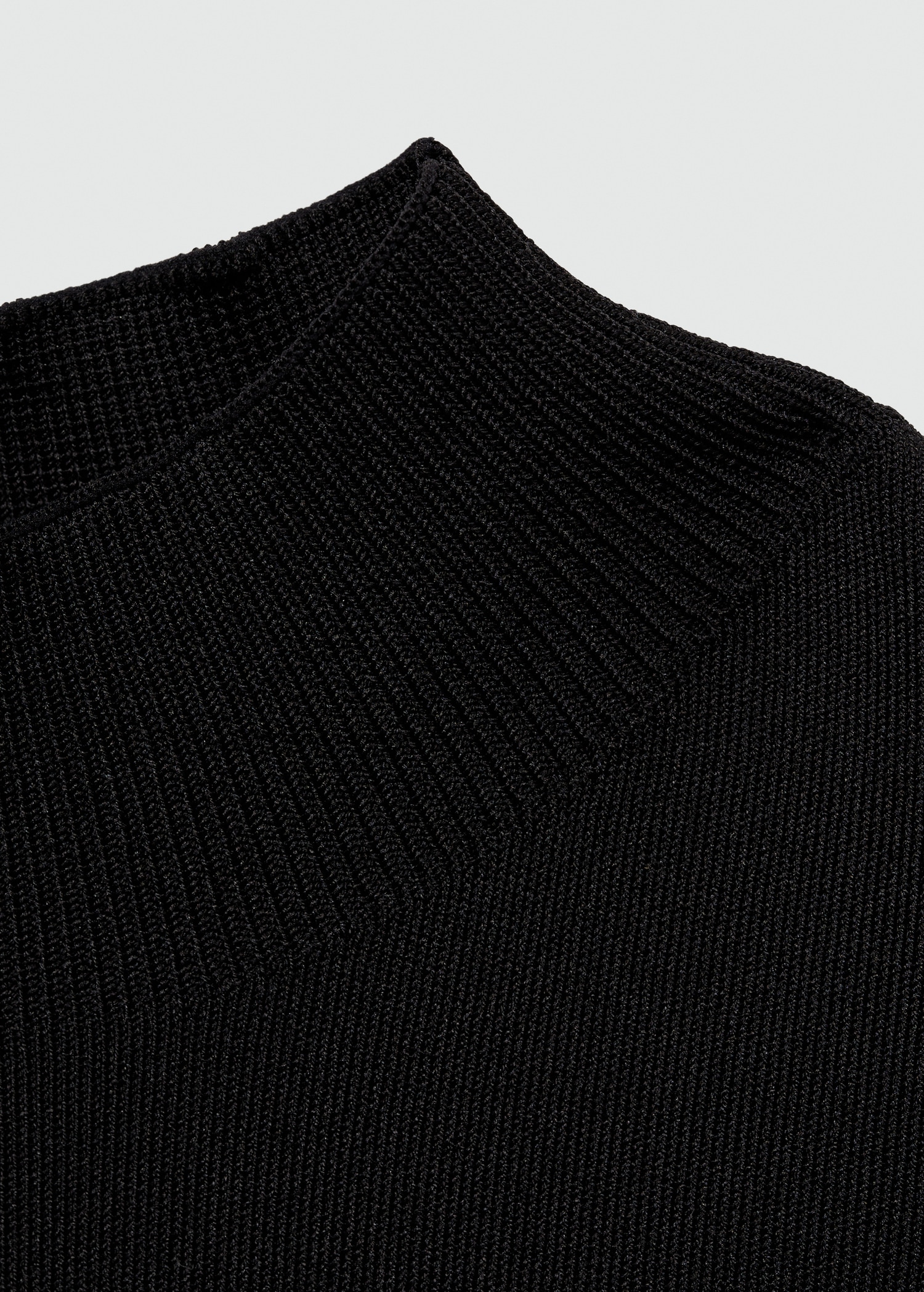 Perkins-neck knitted dress - Details of the article 8