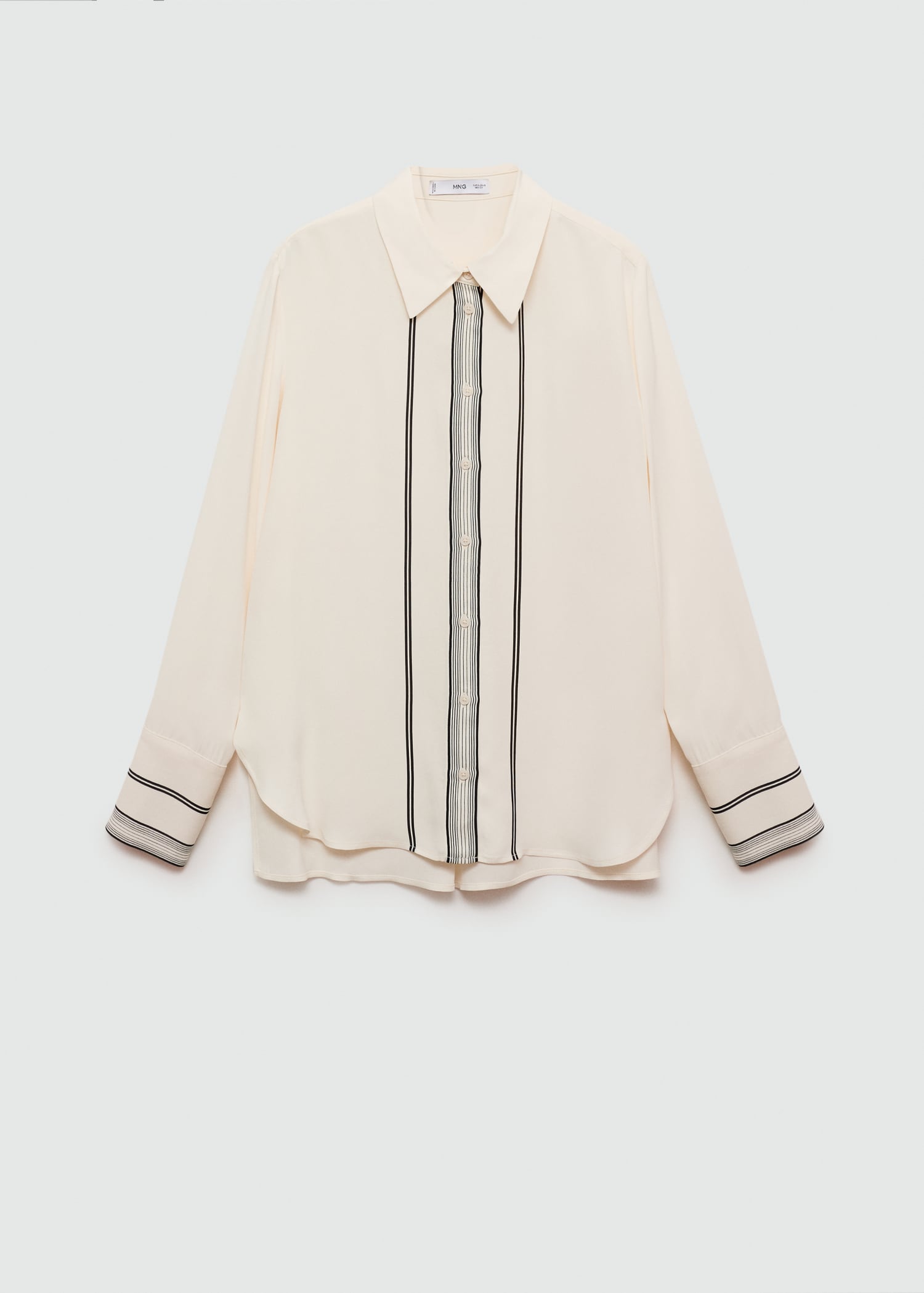Shirt with contrasting details - Article without model