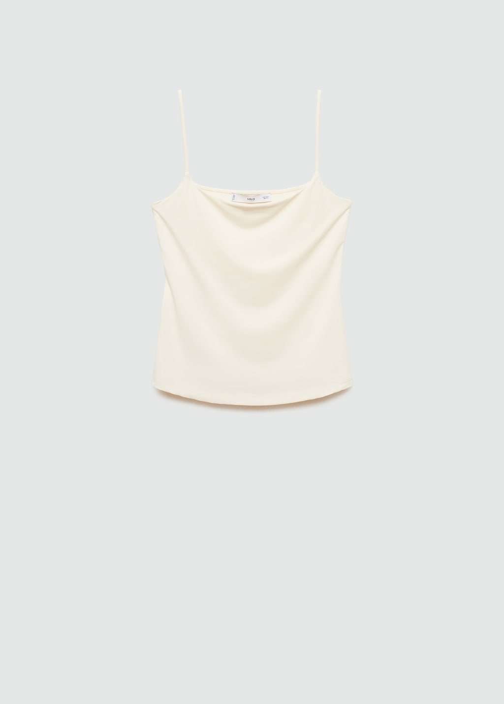 Slim-fit top with thin straps - Women | MANGO USA Slim-fit top with thin straps - Women | MANGO USA