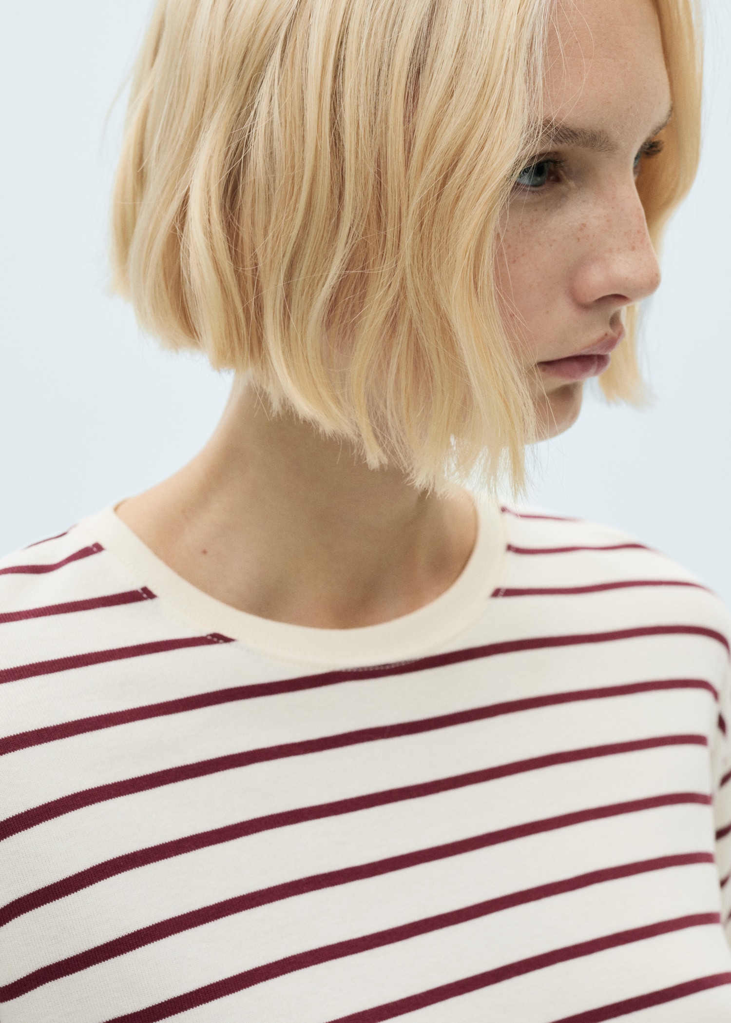 Sweat-shirt maille rayures - Détail de l'article 1