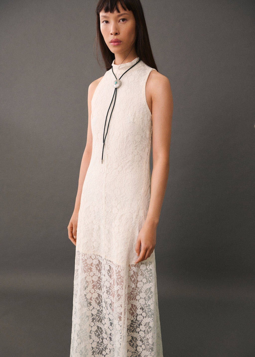 Long lace dress online