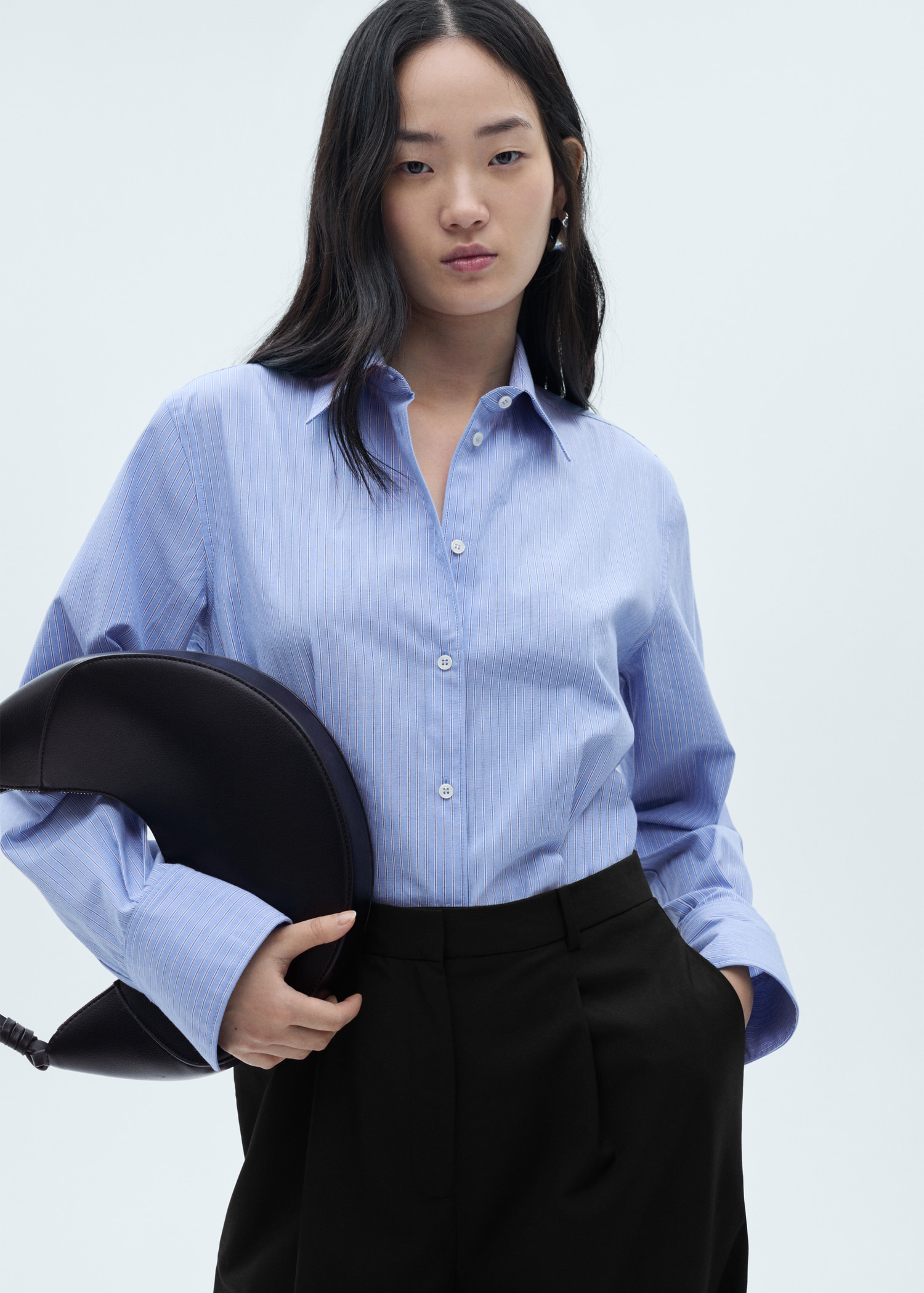 Long jumpsuit with combined design - Medium plane