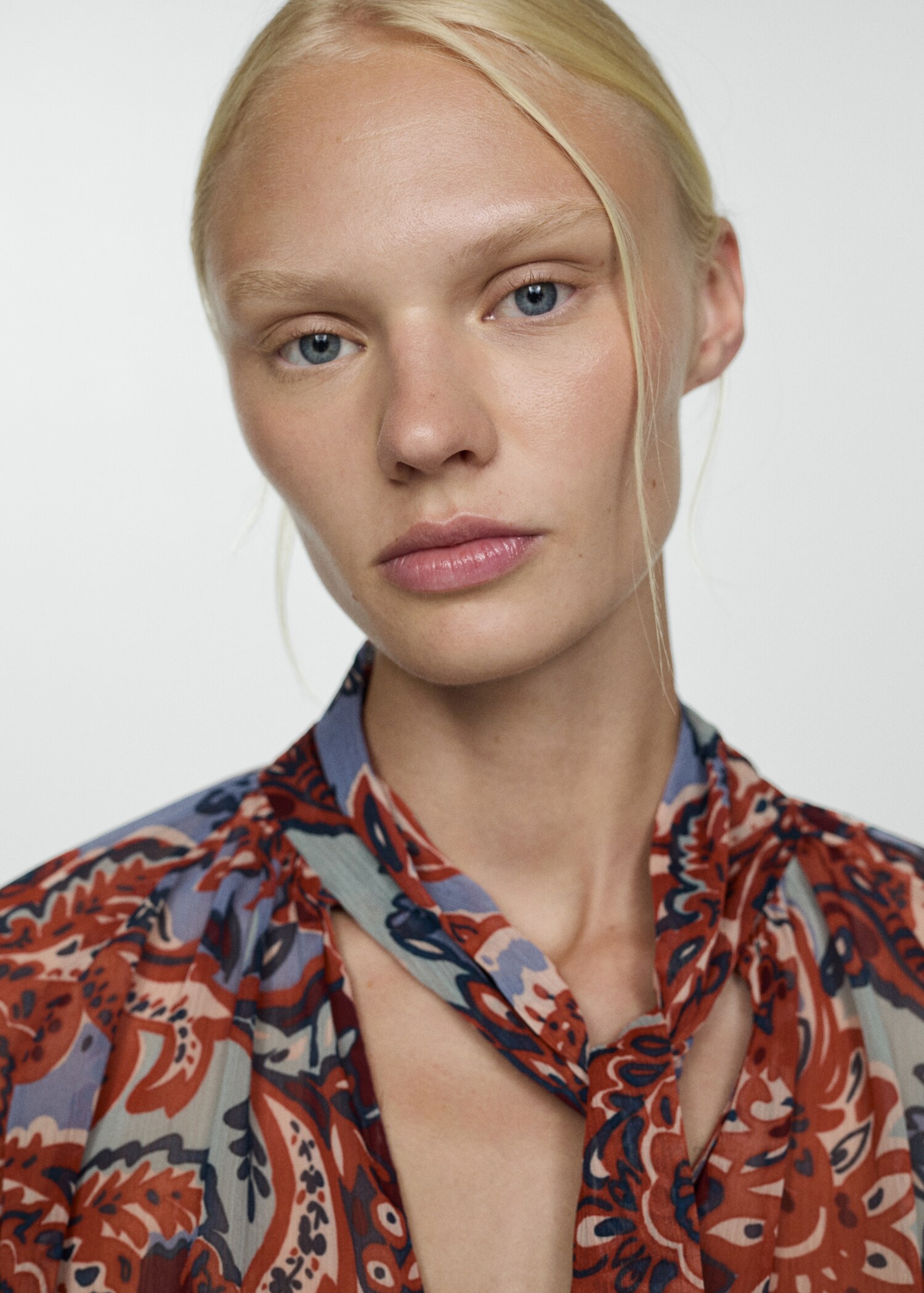 Ruffled Paisley print Blouse Women MANGO USA ruffled-paisley-print-blouse-women-mango-usa