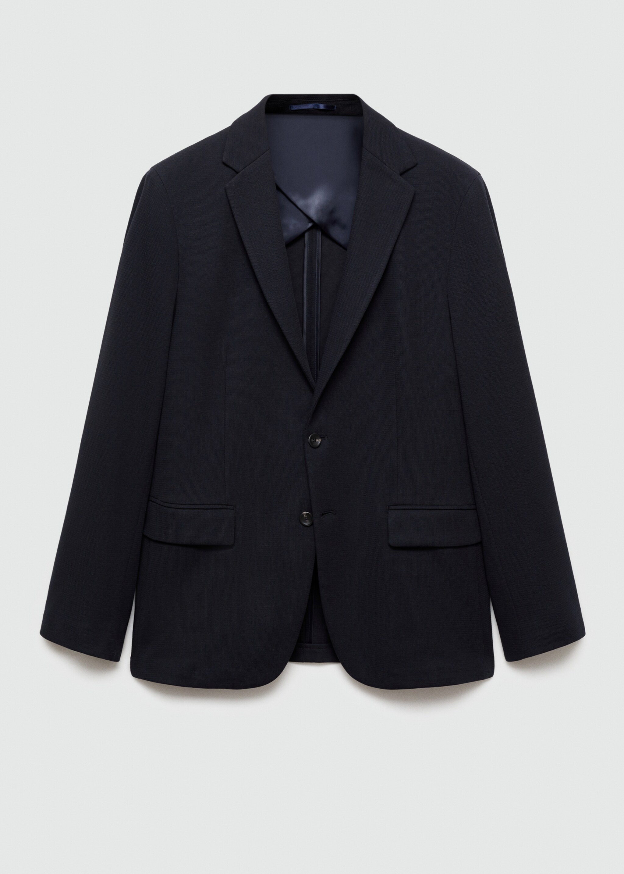 Americana slim fit algodón microestructura - Artículo sin modelo