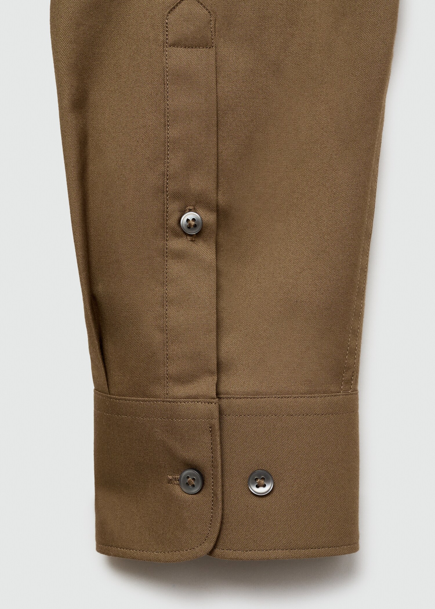 Camisa 100% algodón twill regular fit - Detalle del artículo 0